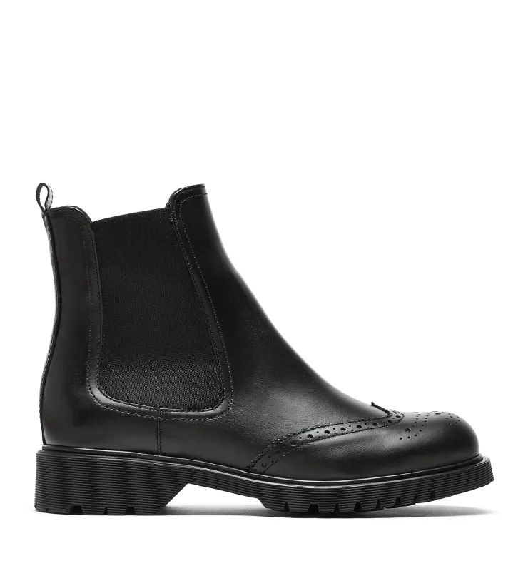 HANSEL LEATHER BOOTIE sold by La CANADIENNE