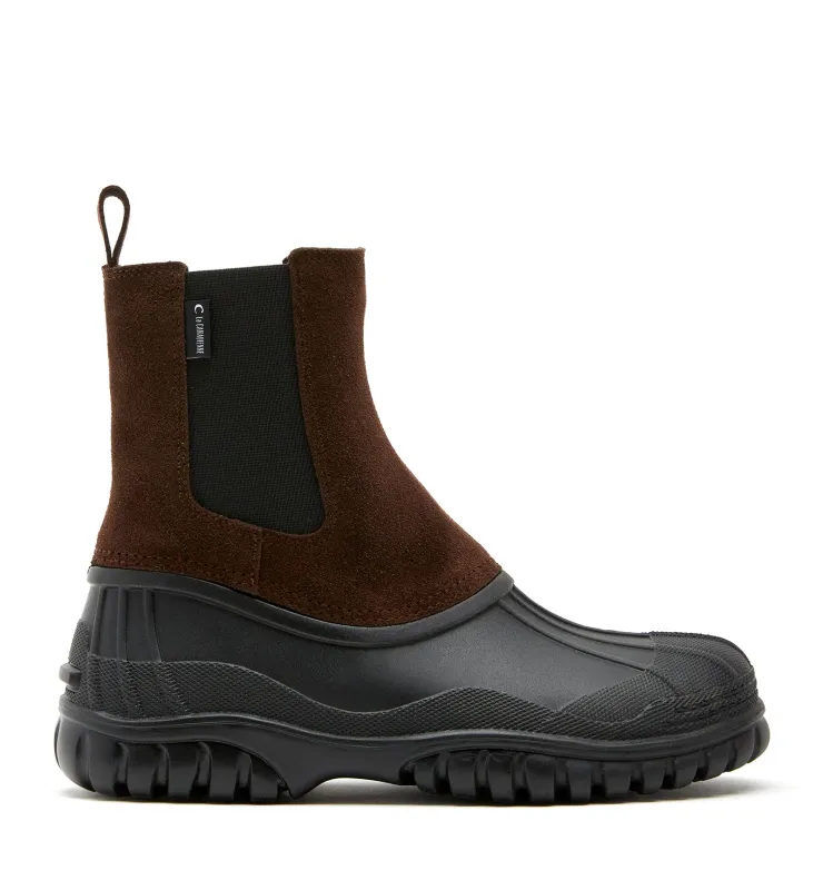 PARSENN SHEARLING-LINED SUEDE BOOT sold by La CANADIENNE