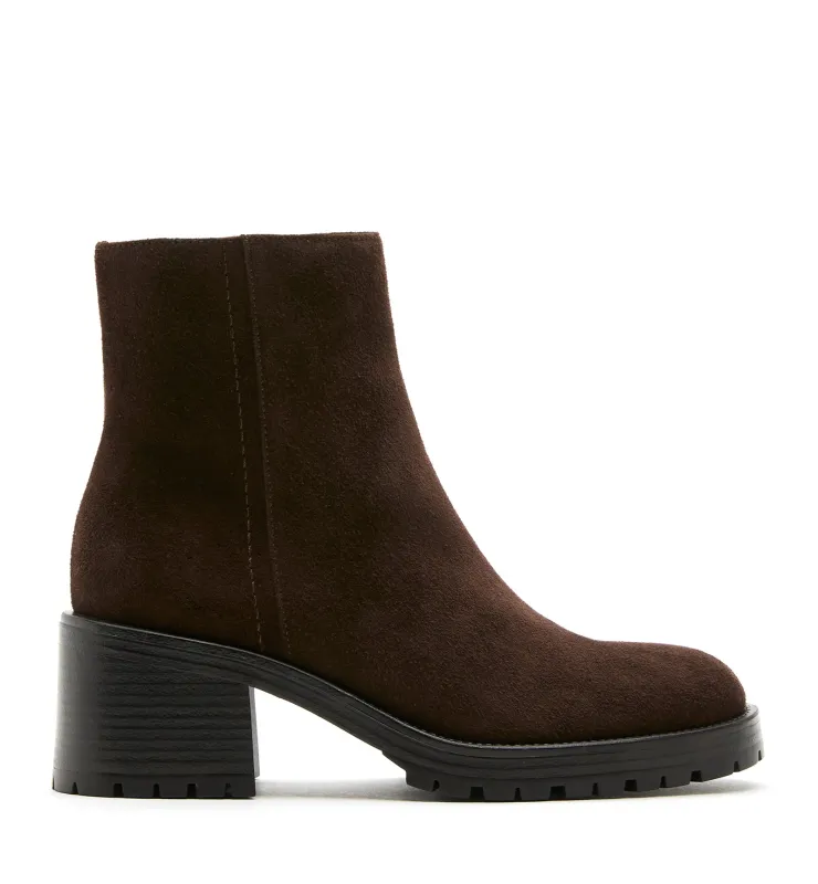 WEAVE SUEDE BOOTIE sold by La CANADIENNE
