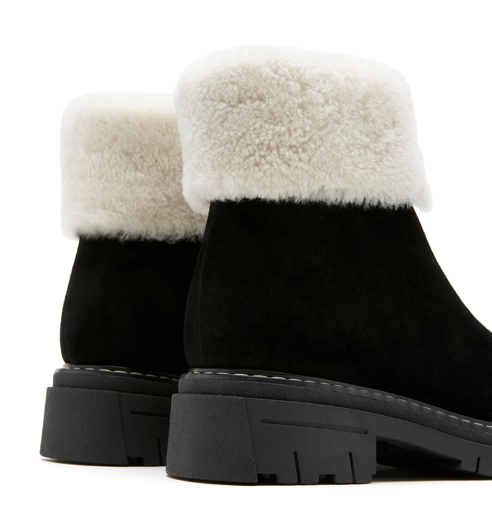 DENNIS SHEARLING-LINED SUEDE BOOTIE sold by La CANADIENNE product image thumbnail 4