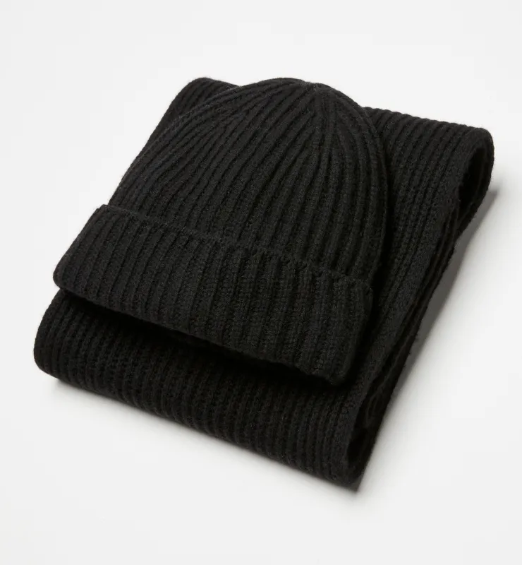 CASHMERE HAT & SCARF SET (HADRIEN & HATCHER) sold by La CANADIENNE