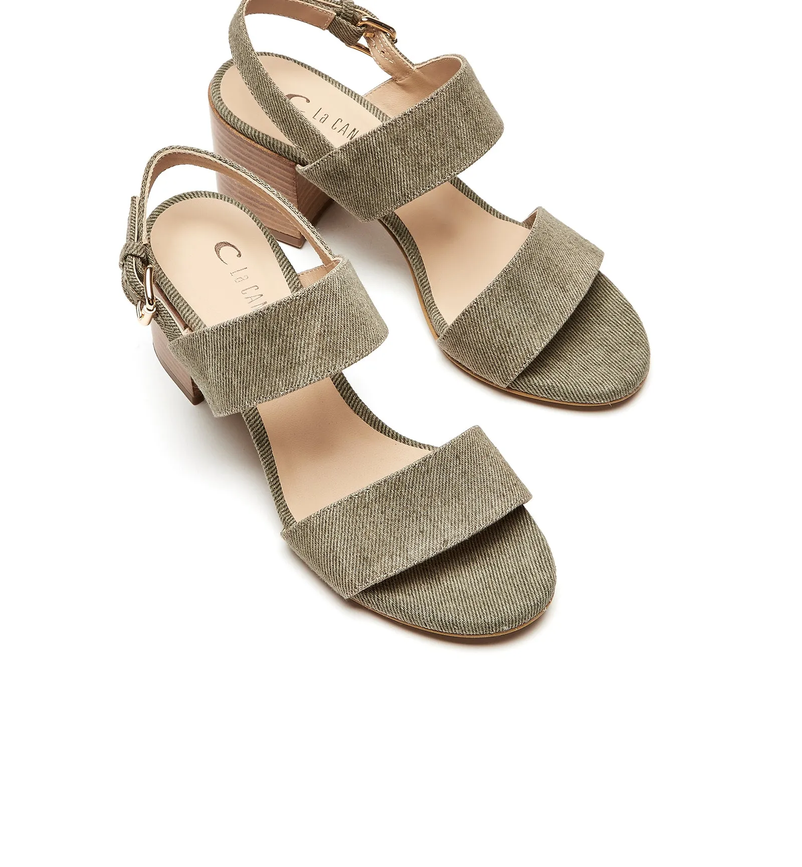 FAUX DENIM SANDAL sold by La CANADIENNE product image thumbnail 3