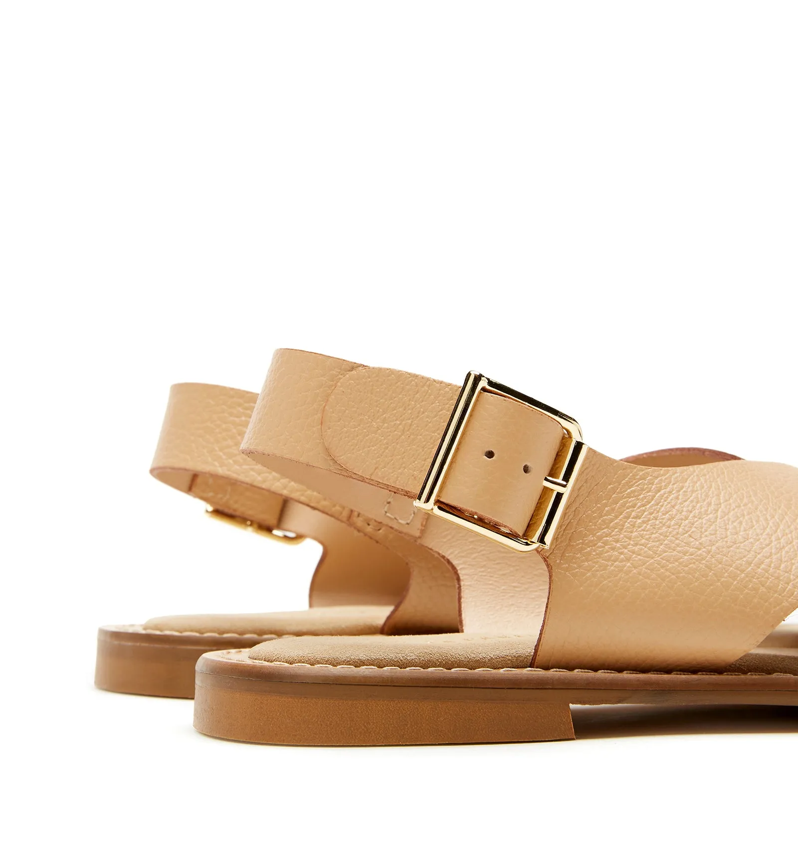 FREEDA PEBBLED LEATHER SANDAL sold by La CANADIENNE product image thumbnail 4
