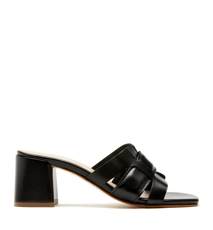 FLEETWOOD HEELED LEATHER SANDAL sold by La CANADIENNE
