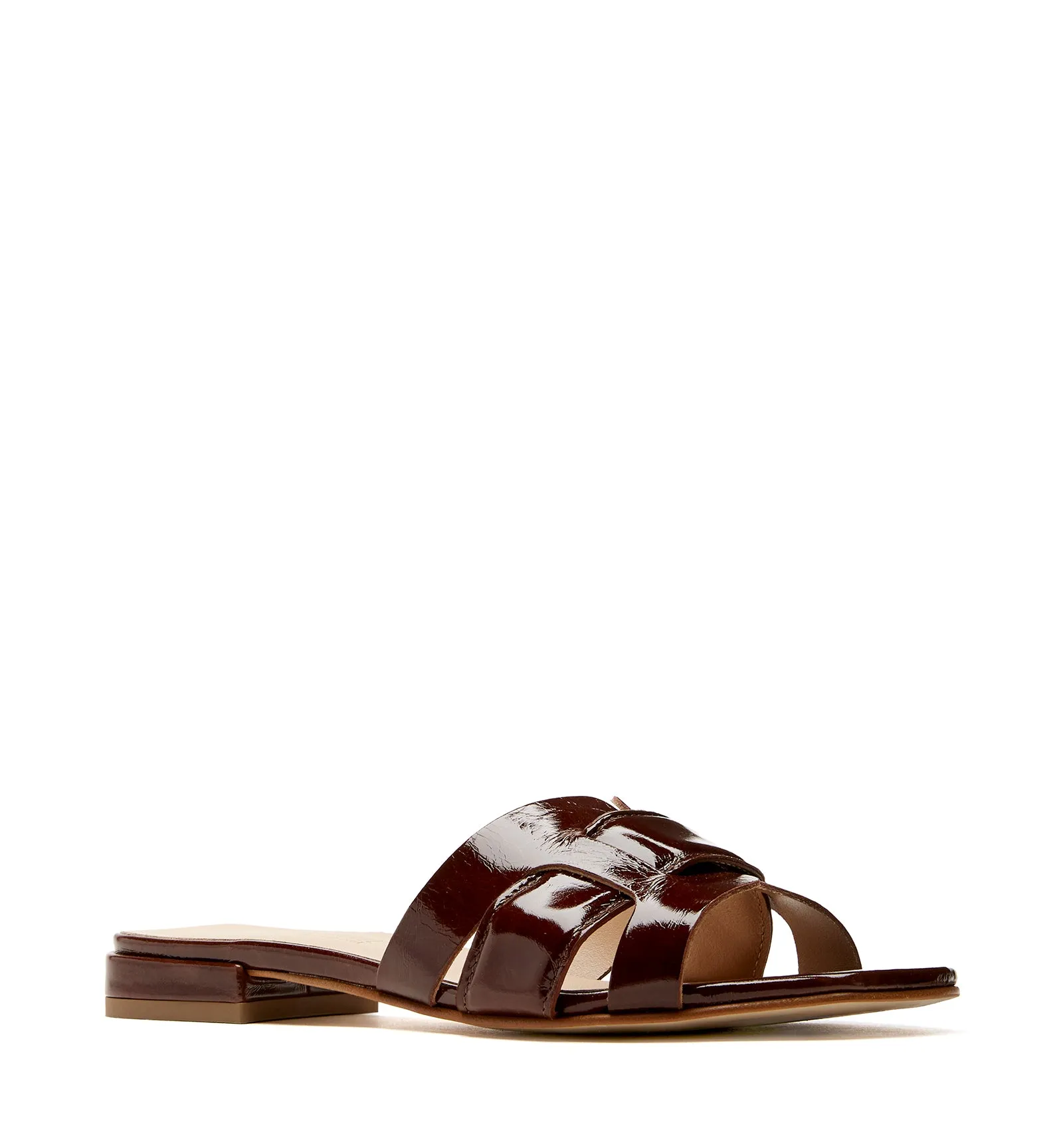 FLORE CRUSHED LEATHER SANDAL sold by La CANADIENNE product image thumbnail 2