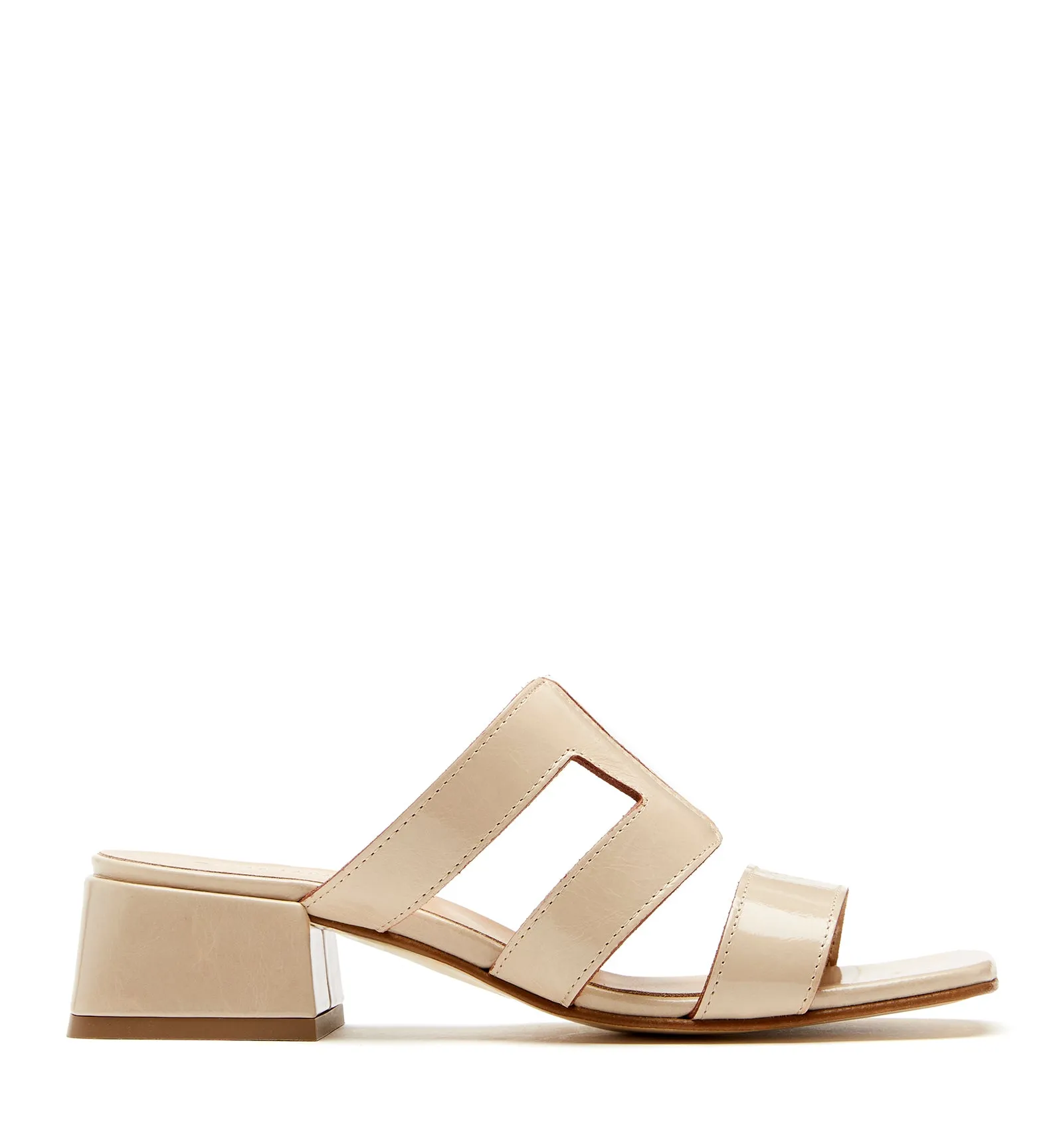 FIFI CRUSHED LEATHER SANDAL sold by La CANADIENNE
