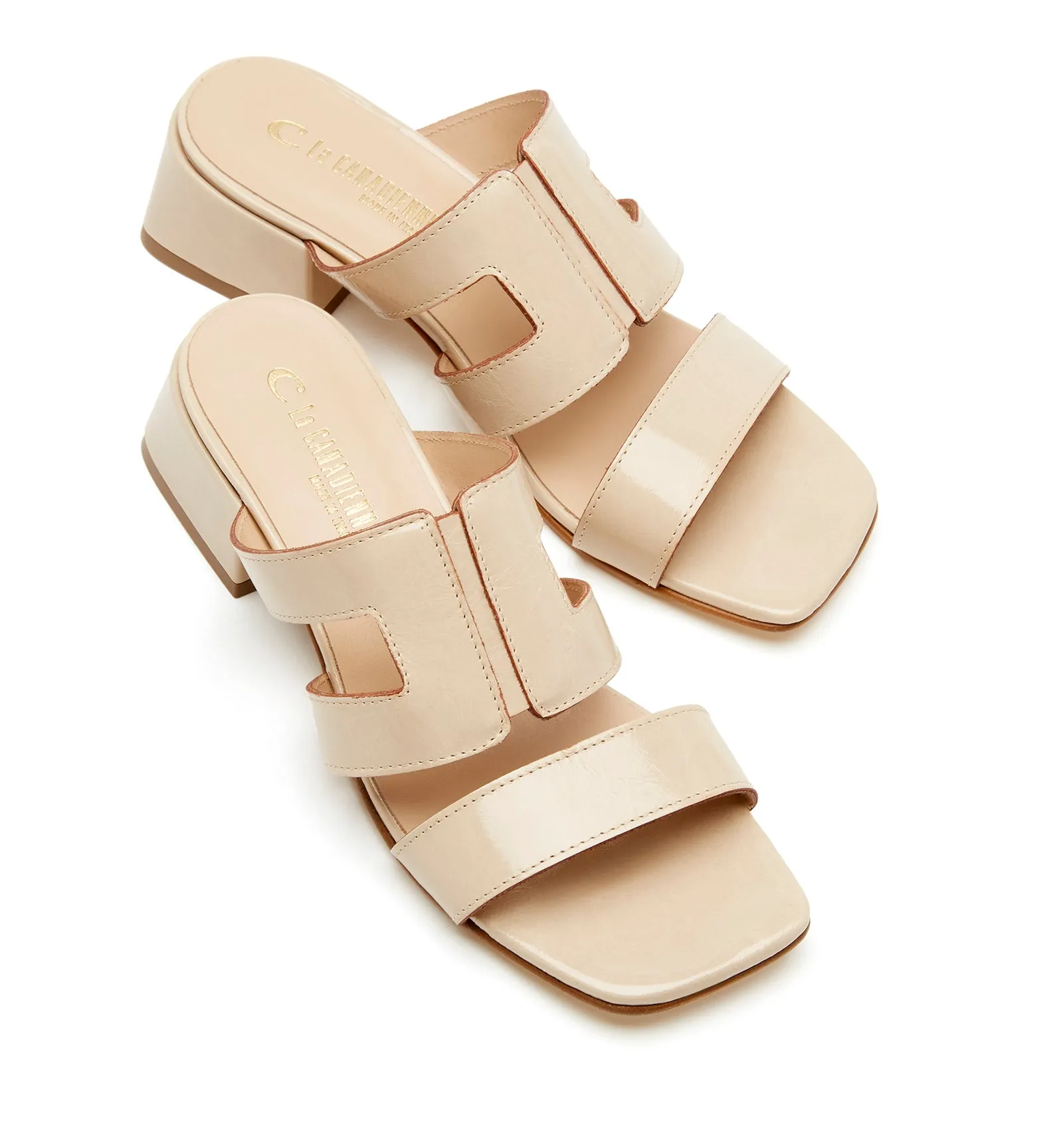 FIFI CRUSHED LEATHER SANDAL sold by La CANADIENNE product image thumbnail 5