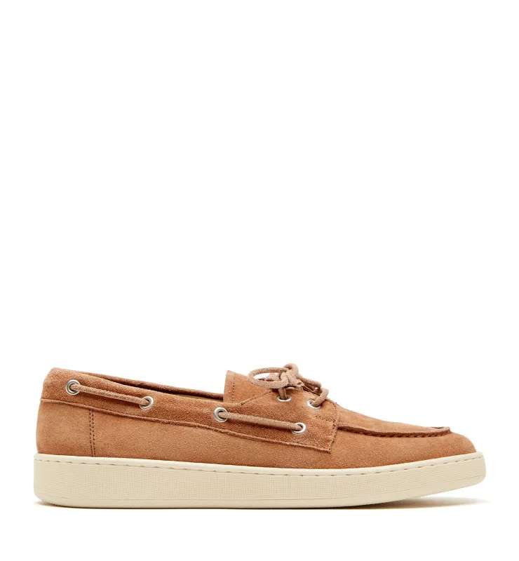 THATCHER SUEDE BOAT SHOE sold by La CANADIENNE