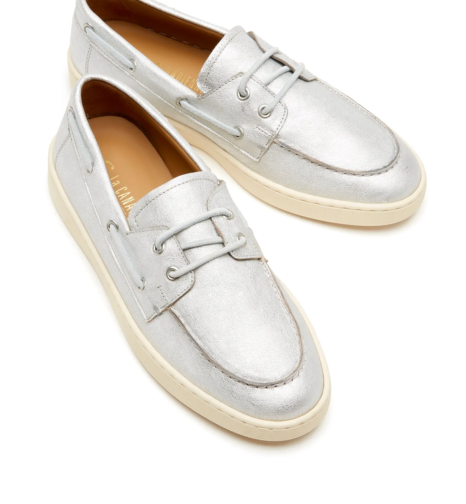 THATCHER LEATHER BOAT SHOE sold by La CANADIENNE product image thumbnail 3