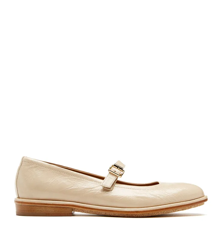 TRIPP CRUSHED LEATHER MARY-JANE LOAFER made by La CANADIENNE