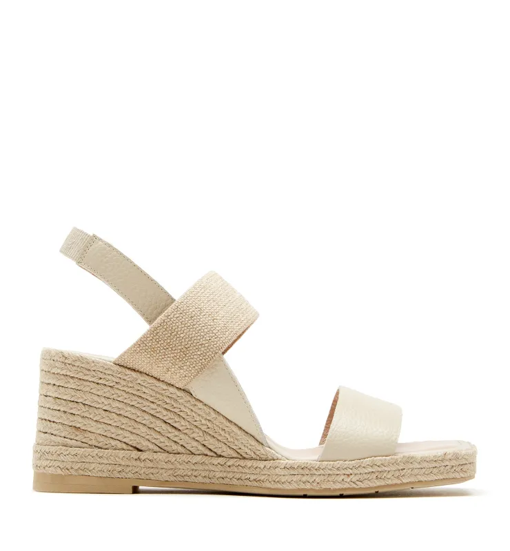 ROSEMARY LEATHER WEDGE SANDAL sold by La CANADIENNE