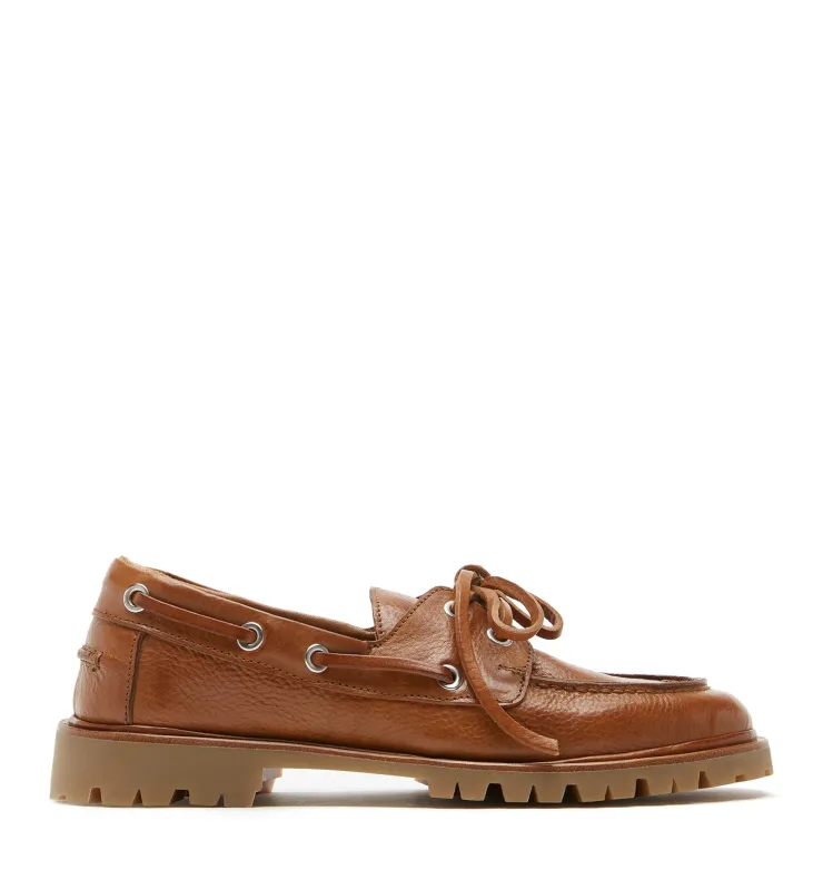 MAJESTIQUE LEATHER BOAT SHOE sold by La CANADIENNE