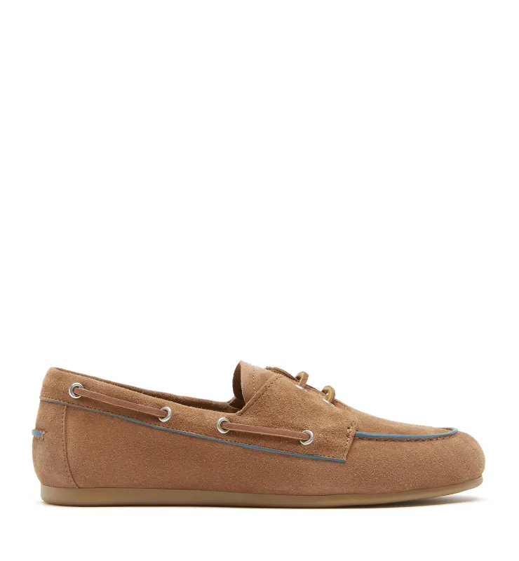 TIBBIE SUEDE BOAT SHOE sold by La CANADIENNE