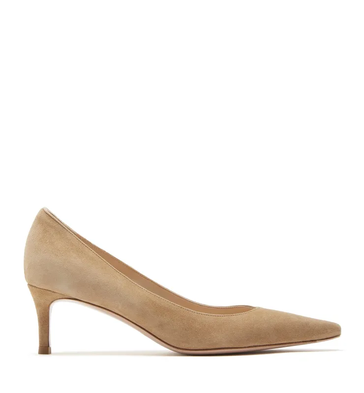 FLORELLA SUEDE PUMP made by La CANADIENNE