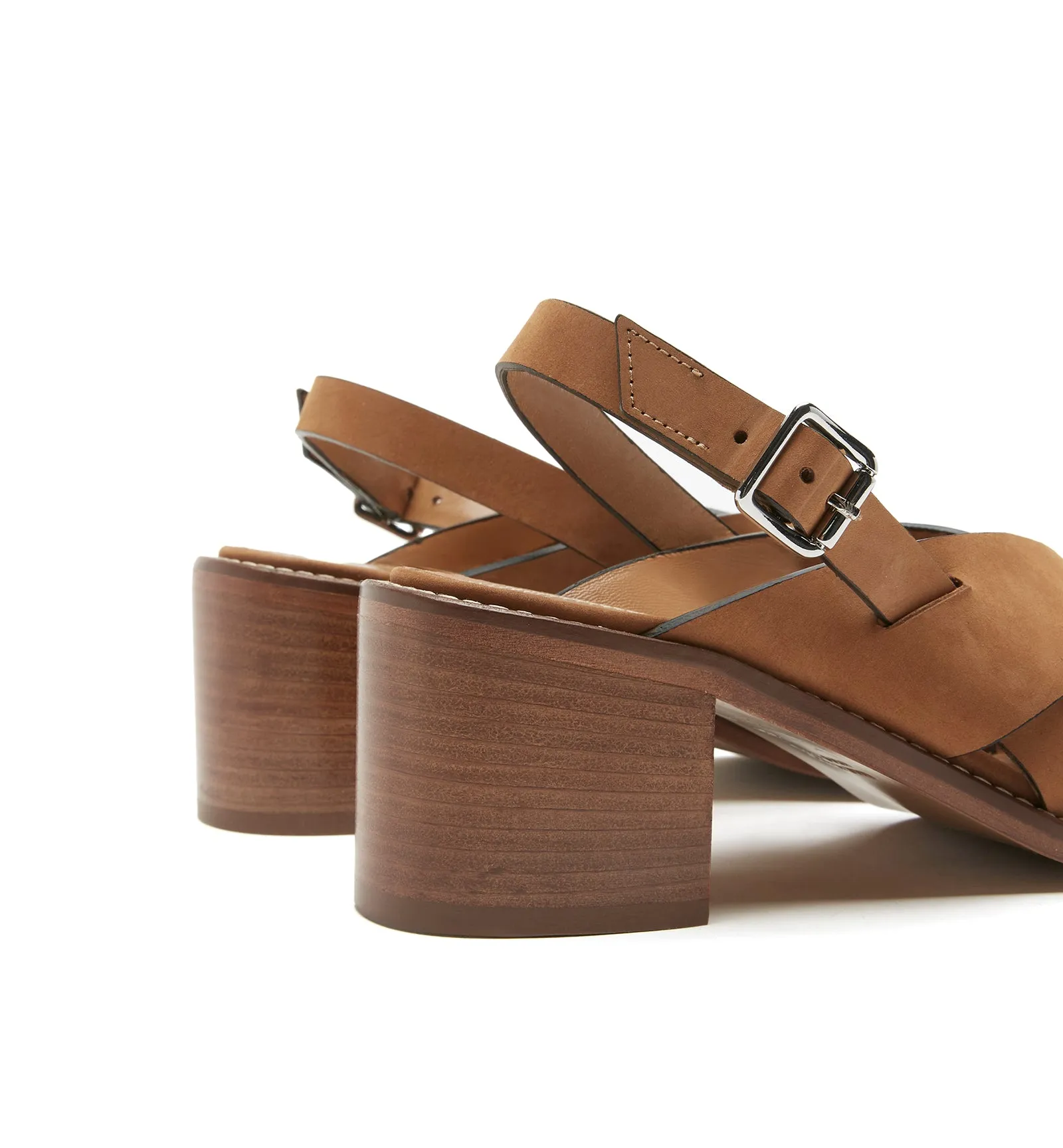 ROSSIE HEELED SUEDE SANDAL sold by La CANADIENNE product image thumbnail 4