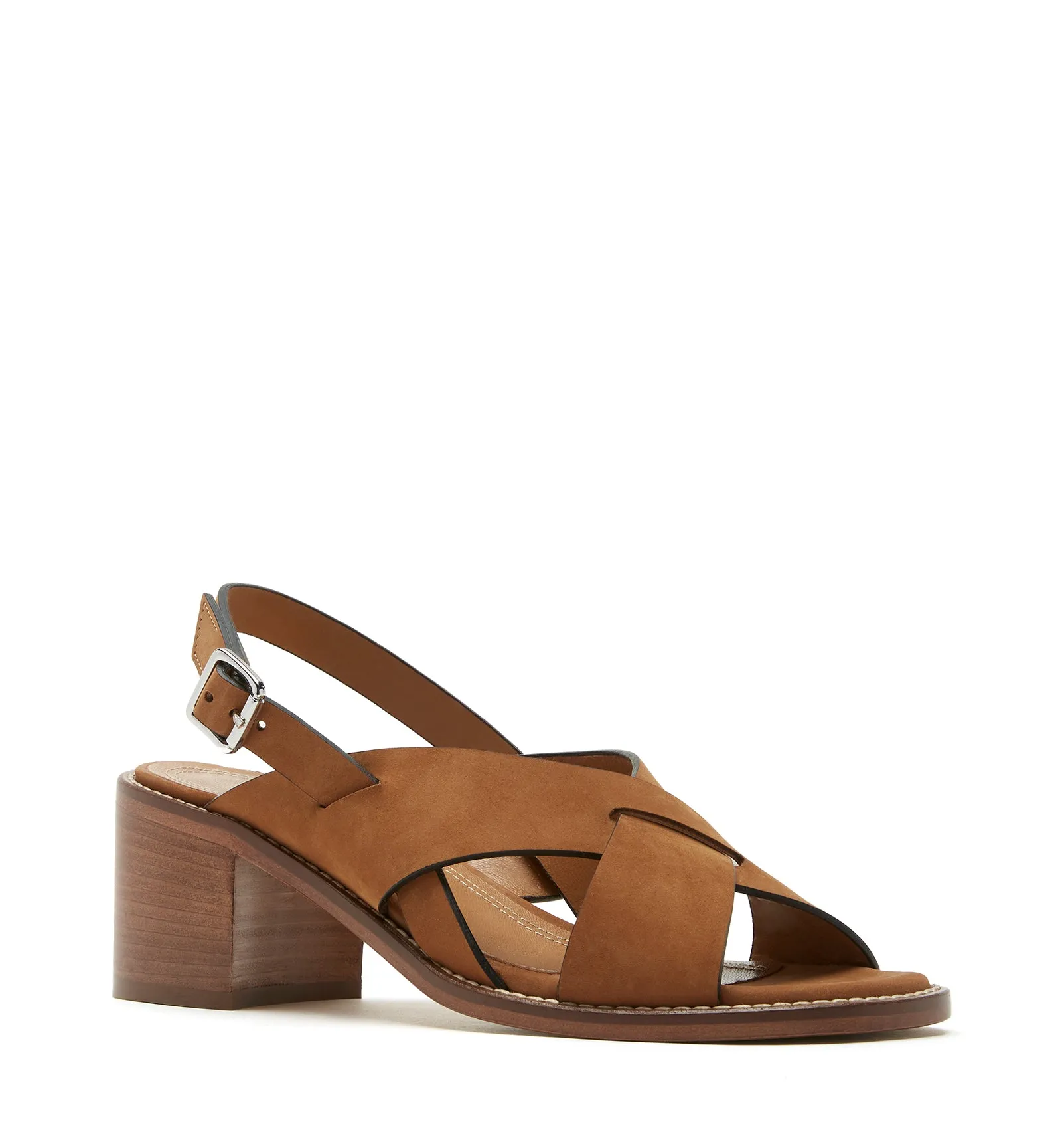ROSSIE HEELED SUEDE SANDAL sold by La CANADIENNE product image thumbnail 2