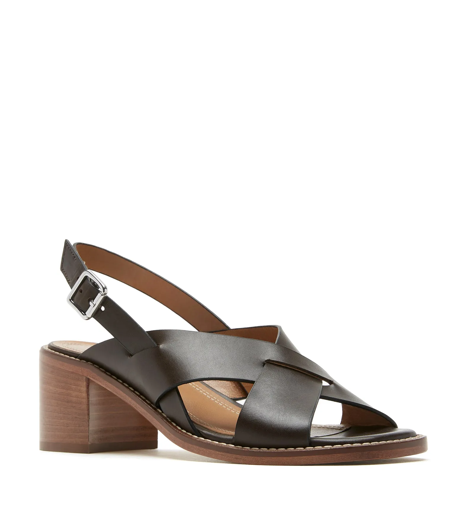 ROSSIE HEELED LEATHER SANDAL sold by La CANADIENNE product image thumbnail 2
