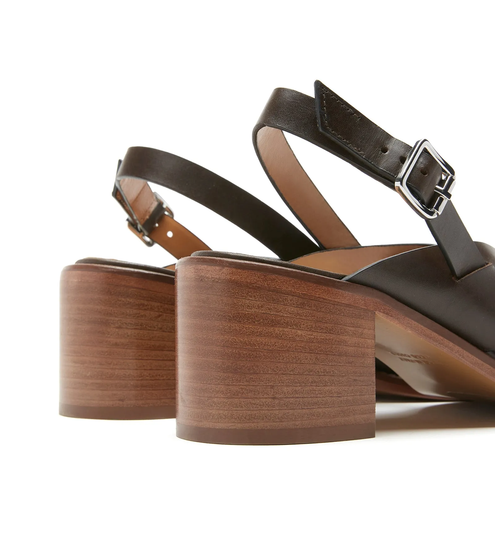 ROSSIE HEELED LEATHER SANDAL sold by La CANADIENNE product image thumbnail 4