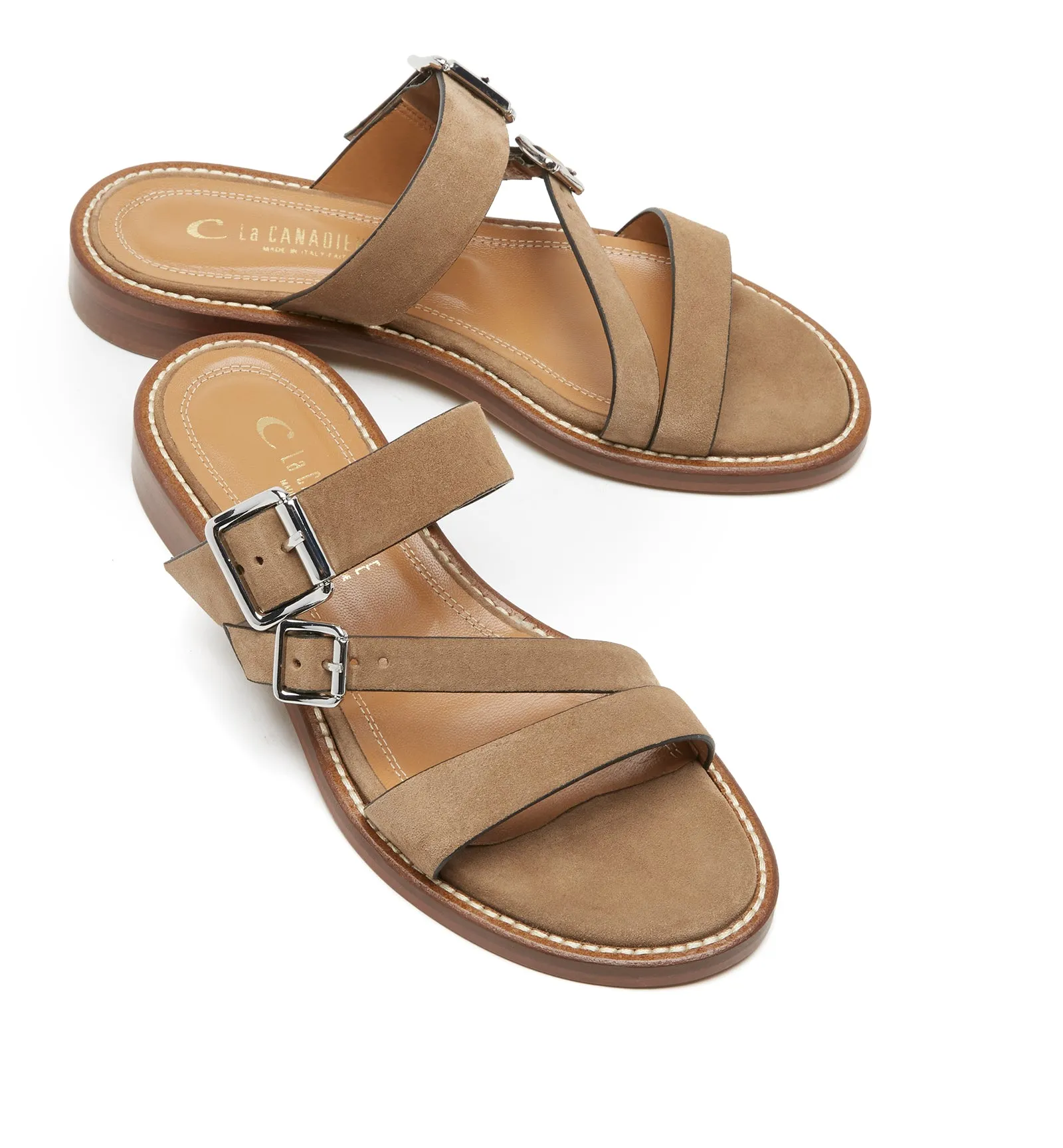 RUBI SUEDE SANDAL sold by La CANADIENNE product image thumbnail 3