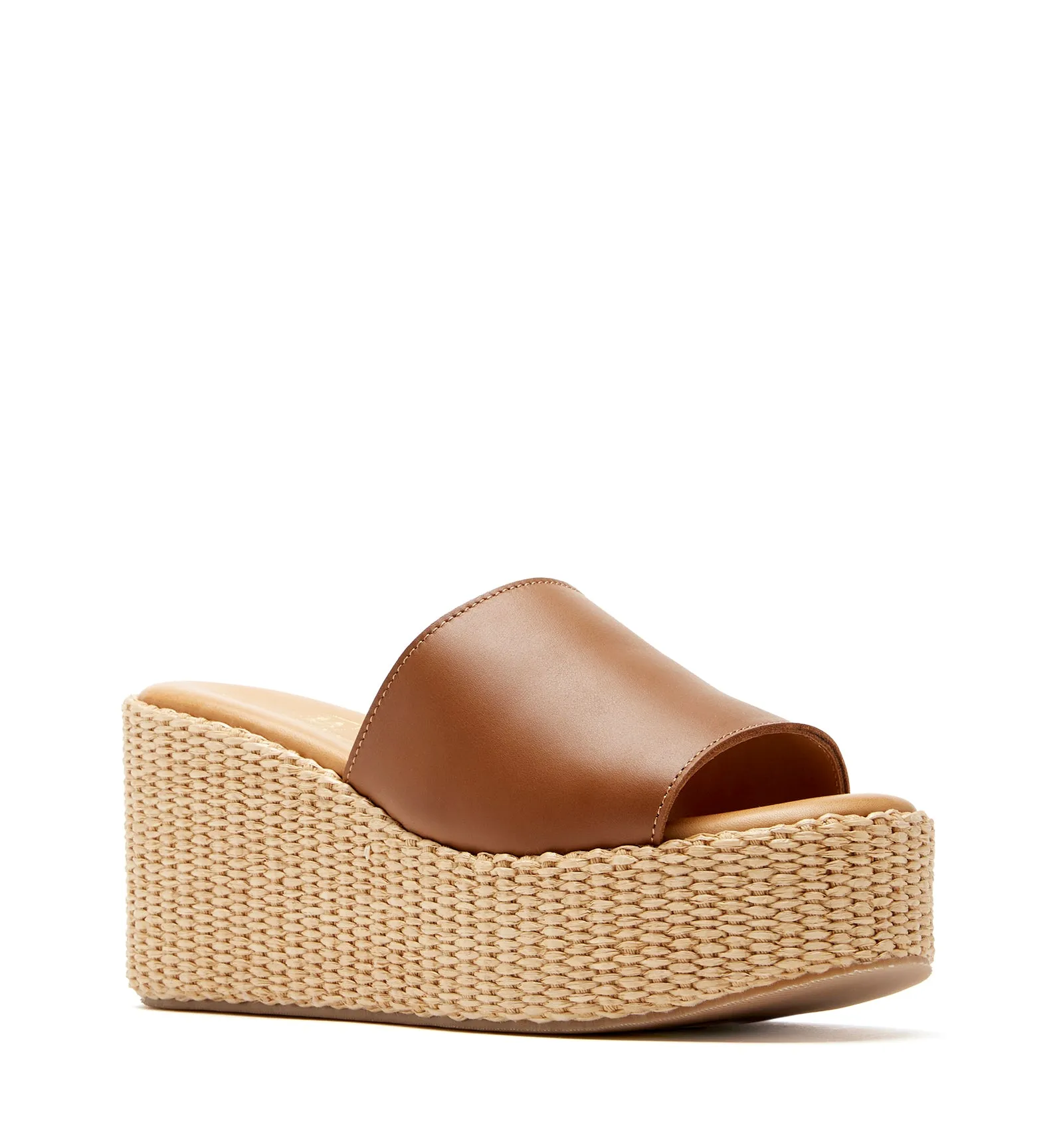 STAZIE RAFFIA WEDGE SANDAL sold by La CANADIENNE product image thumbnail 2
