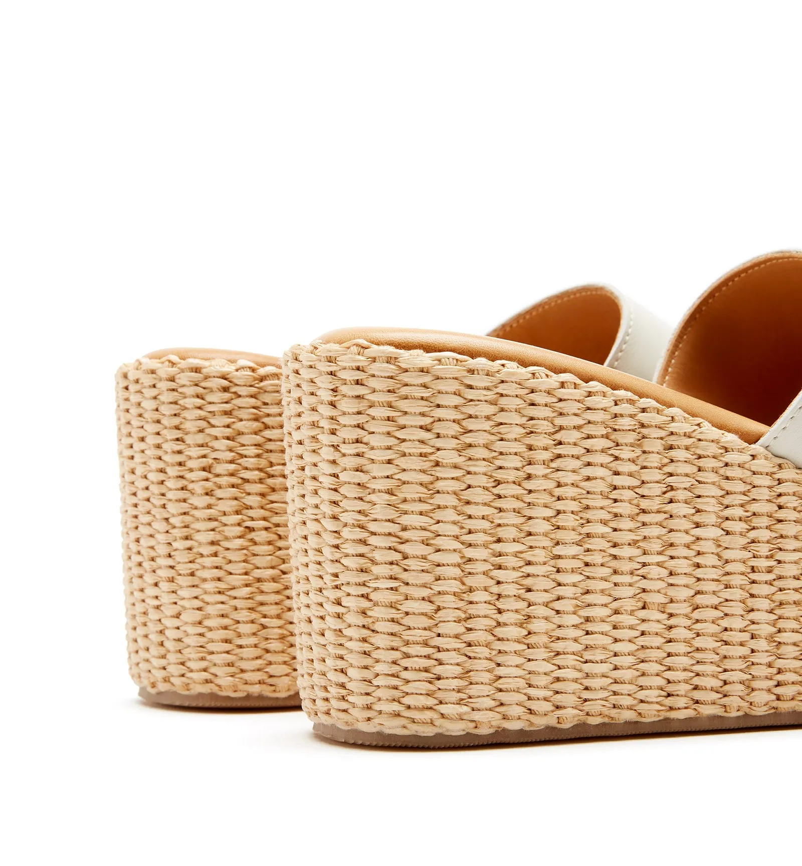 STAZIE RAFFIA WEDGE SANDAL sold by La CANADIENNE product image thumbnail 4