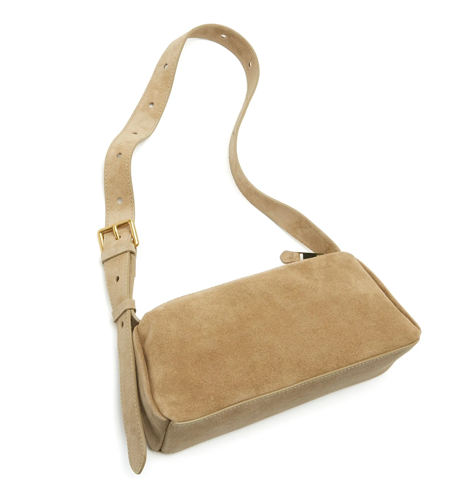 PHILIP SUEDE SHOULDER BAG sold by La CANADIENNE product image thumbnail 3
