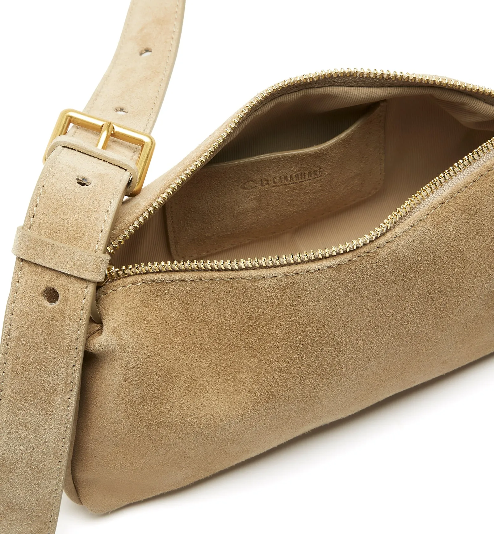 PHILIP SUEDE SHOULDER BAG sold by La CANADIENNE product image thumbnail 4