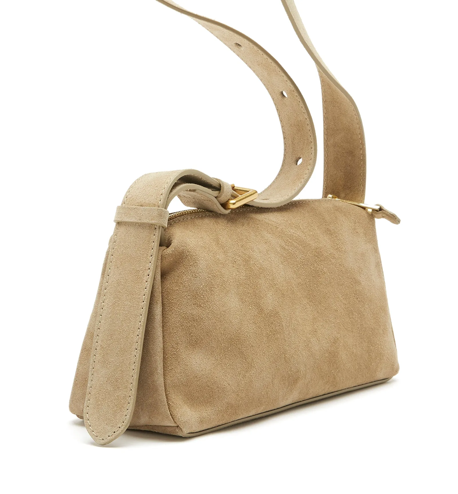 PHILIP SUEDE SHOULDER BAG sold by La CANADIENNE product image thumbnail 2