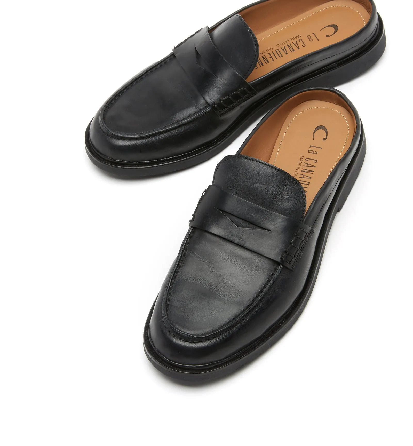 MAXINE LEATHER MULE LOAFER sold by La CANADIENNE product image thumbnail 3
