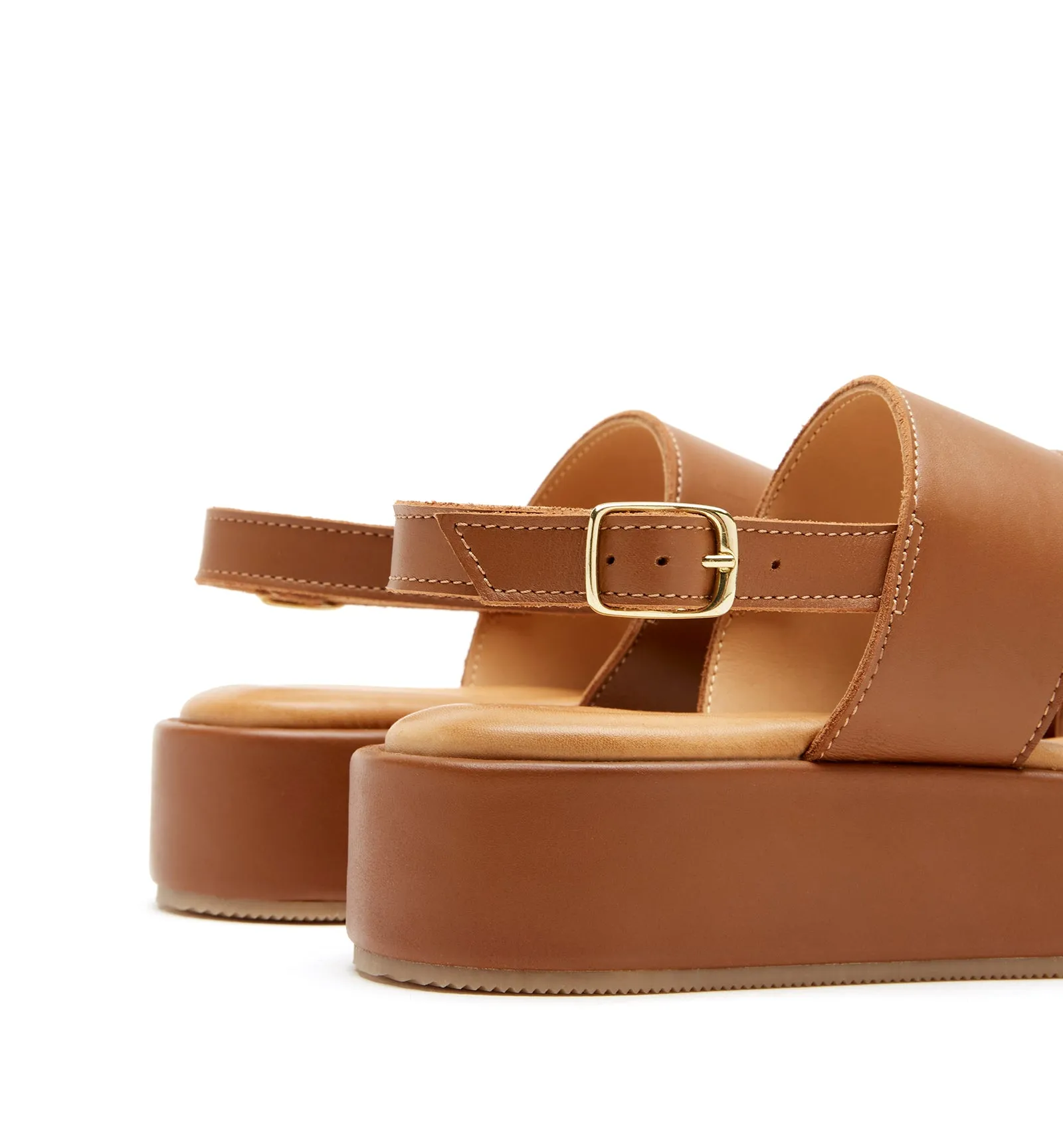 SARAI LEATHER PLATFORM SANDAL sold by La CANADIENNE product image thumbnail 4