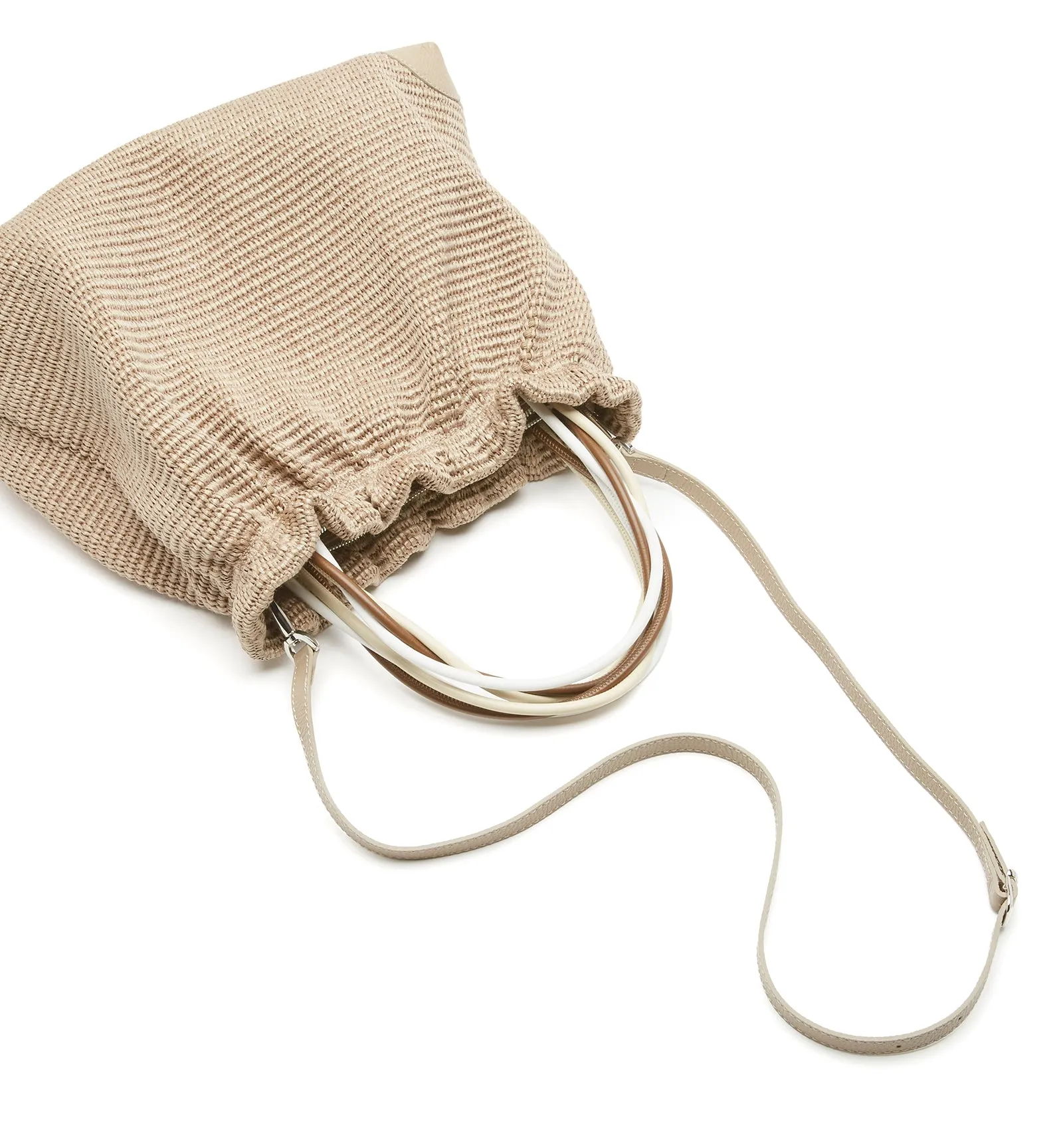 LOGAN RAFFIA HANDBAG sold by La CANADIENNE product image thumbnail 3