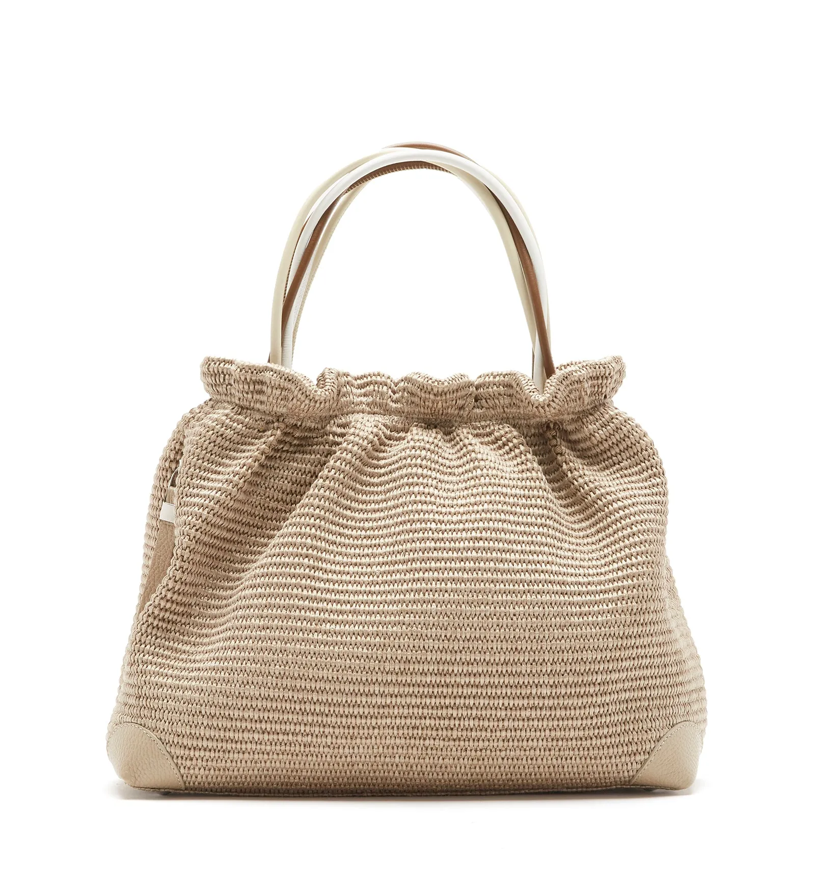 LOGAN RAFFIA HANDBAG sold by La CANADIENNE