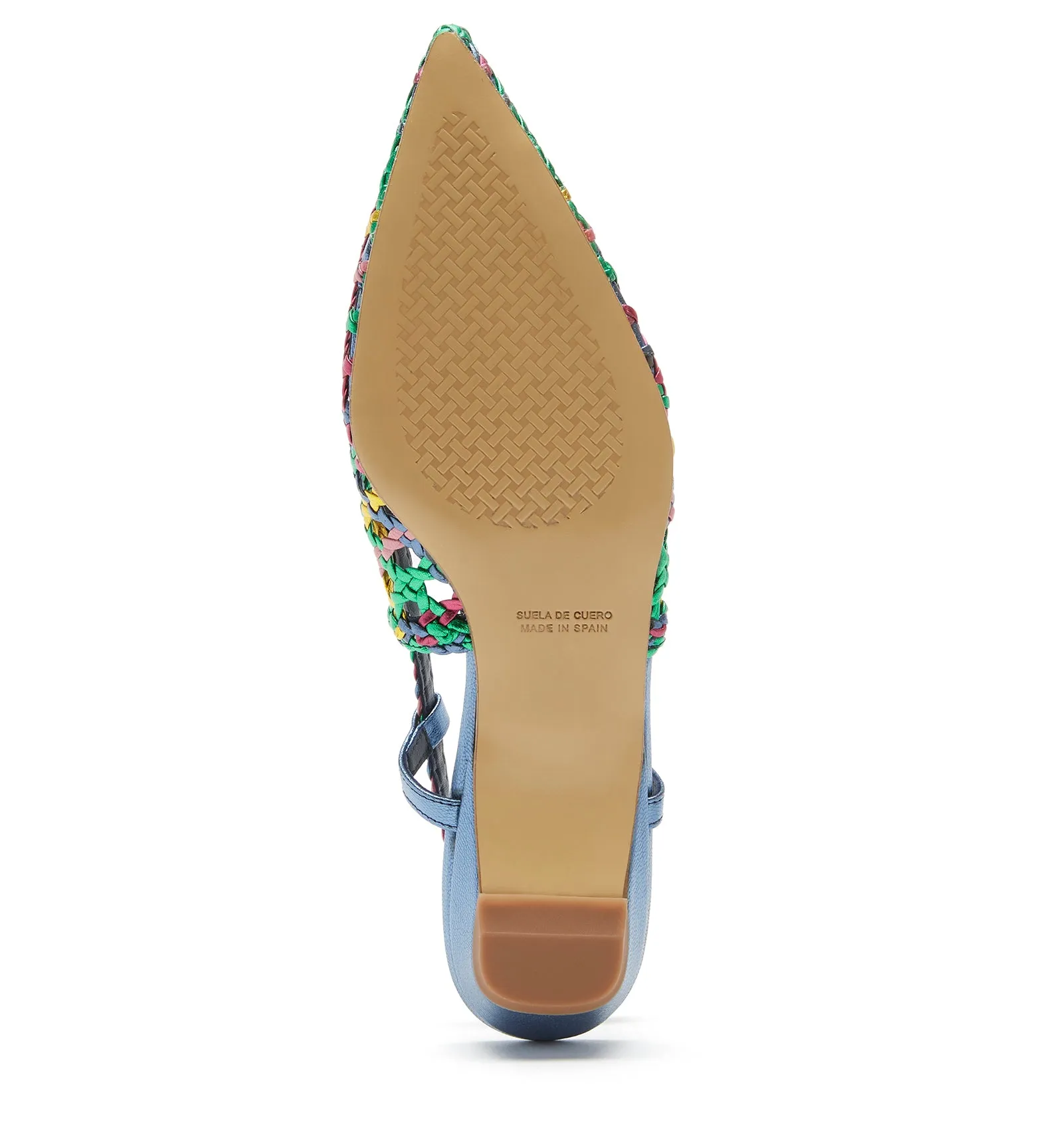 PLAYS SLINGBACK WOVEN LEATHER FLAT sold by La CANADIENNE product image thumbnail 5