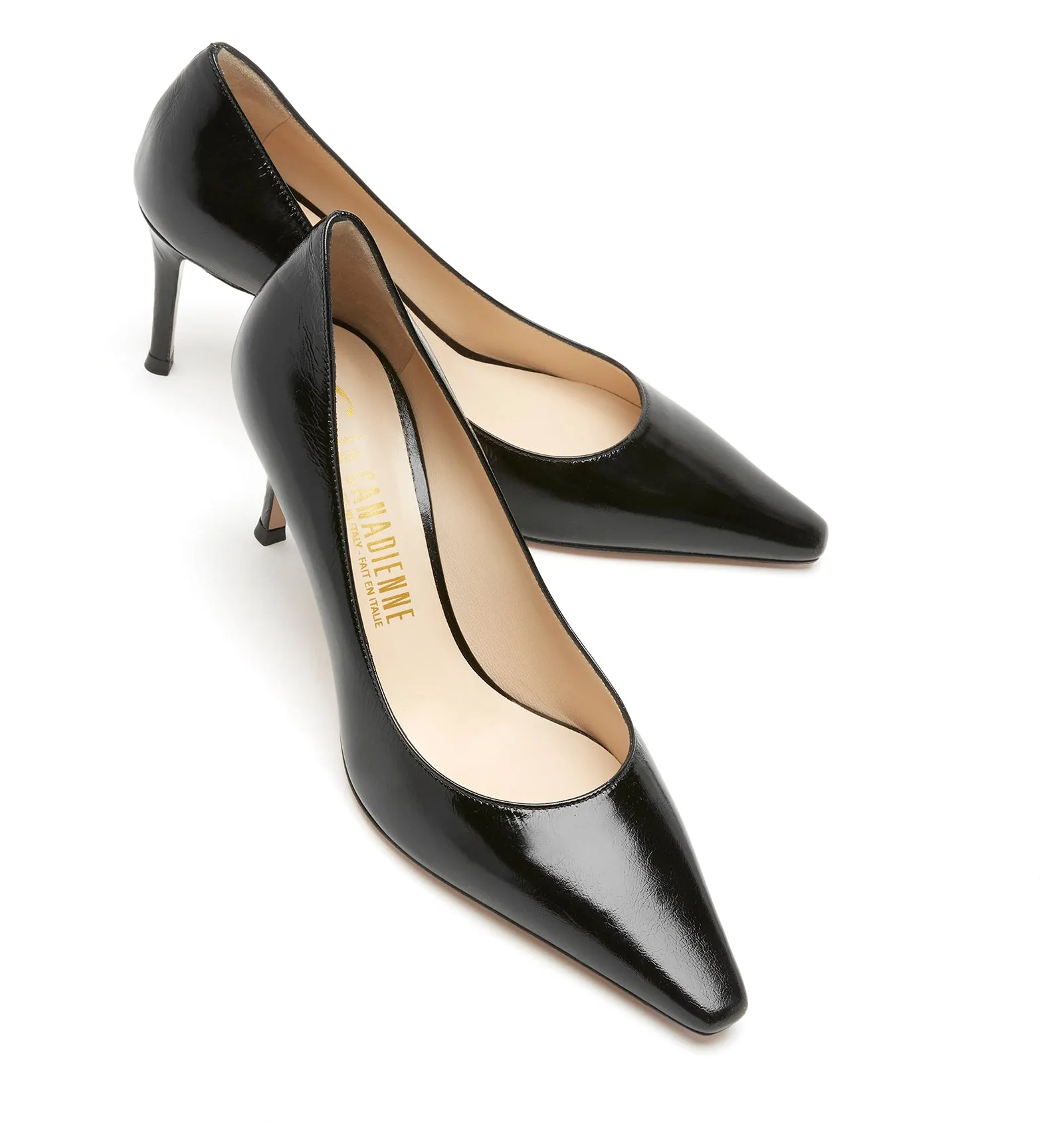 FYNN CRUSHED LEATHER PUMP sold by La CANADIENNE product image thumbnail 3