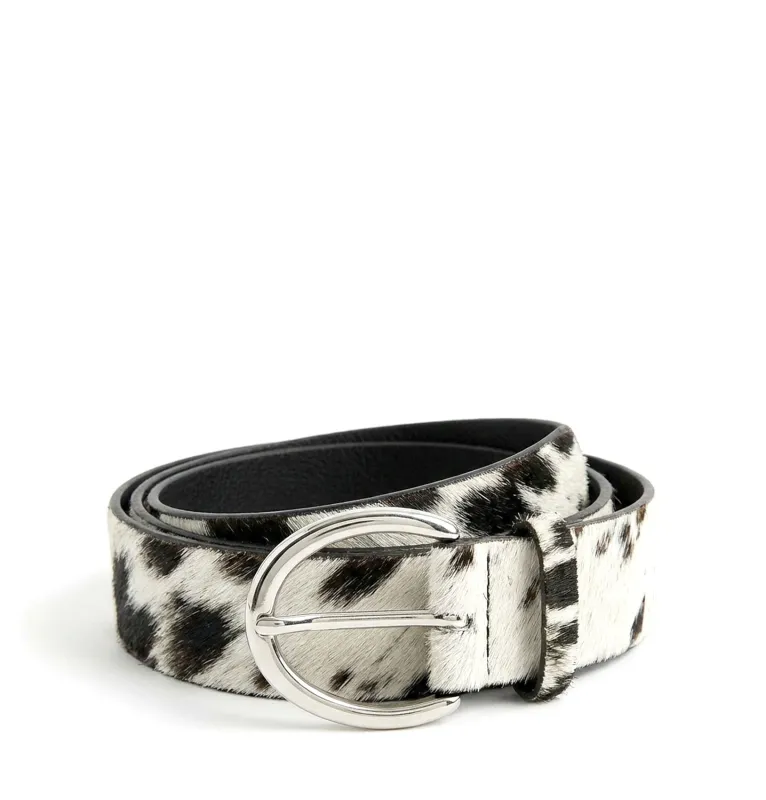 RALEIGH PONY HAIR BELT made by La CANADIENNE