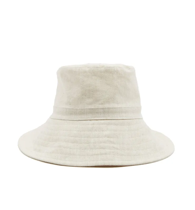 HATTIE LINEN HAT sold by La CANADIENNE