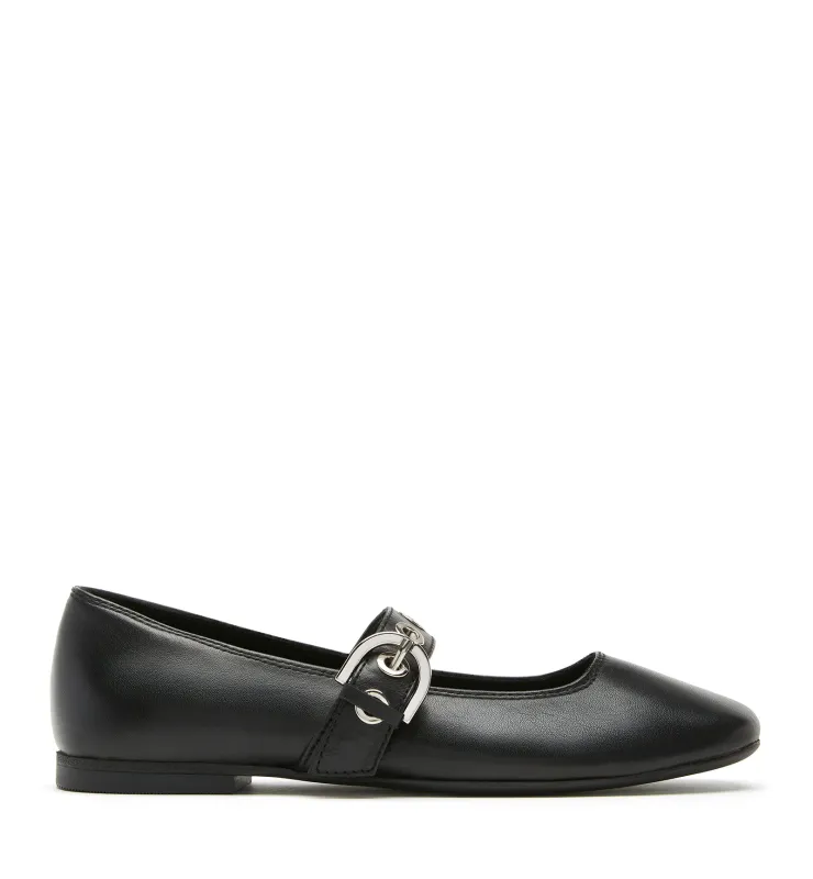 ARIAH MARY JANE LEATHER FLAT made by La CANADIENNE