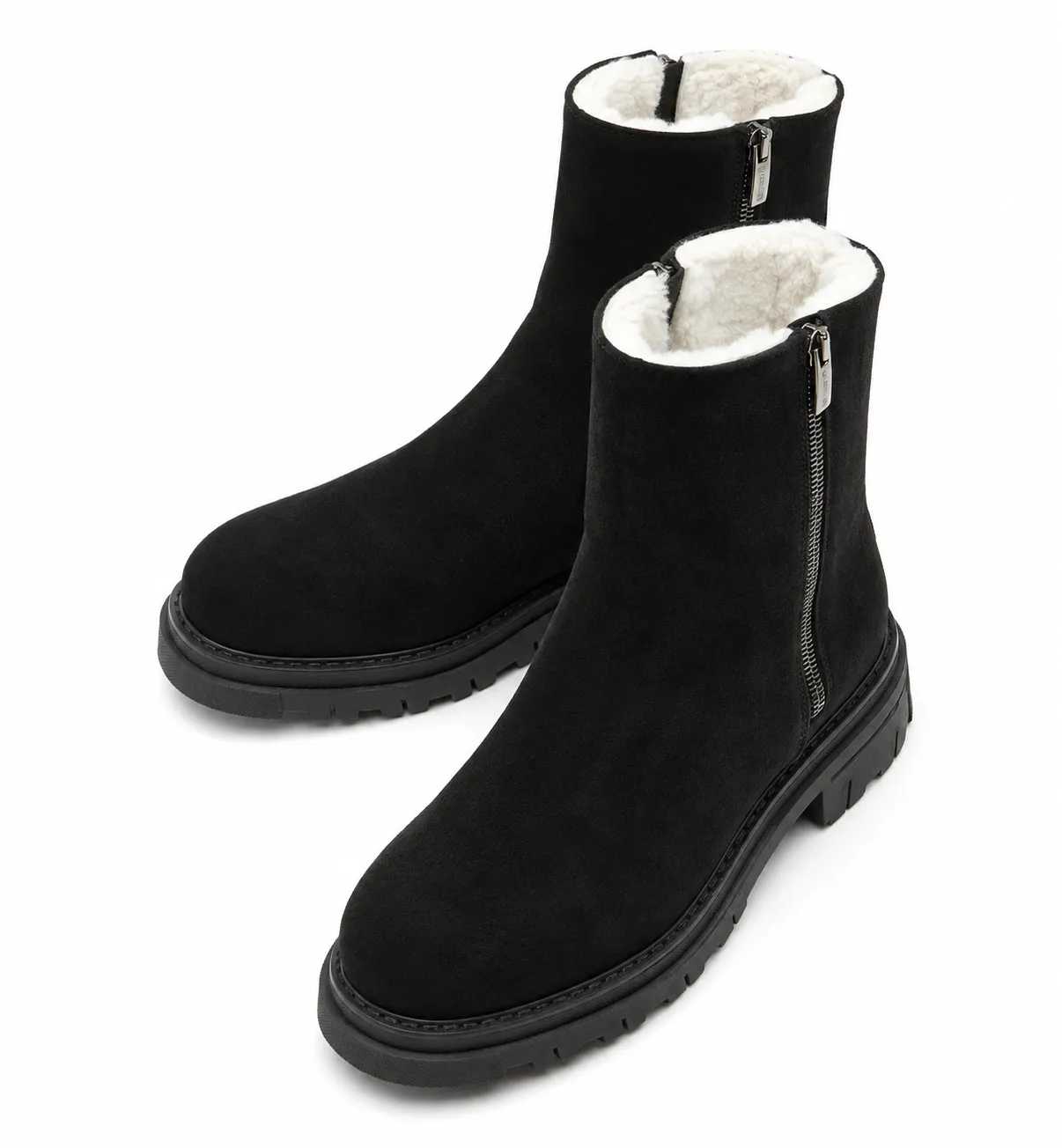 DIAMOND SHEARLING LINED SUEDE BOOTIE sold by La CANADIENNE product image thumbnail 3