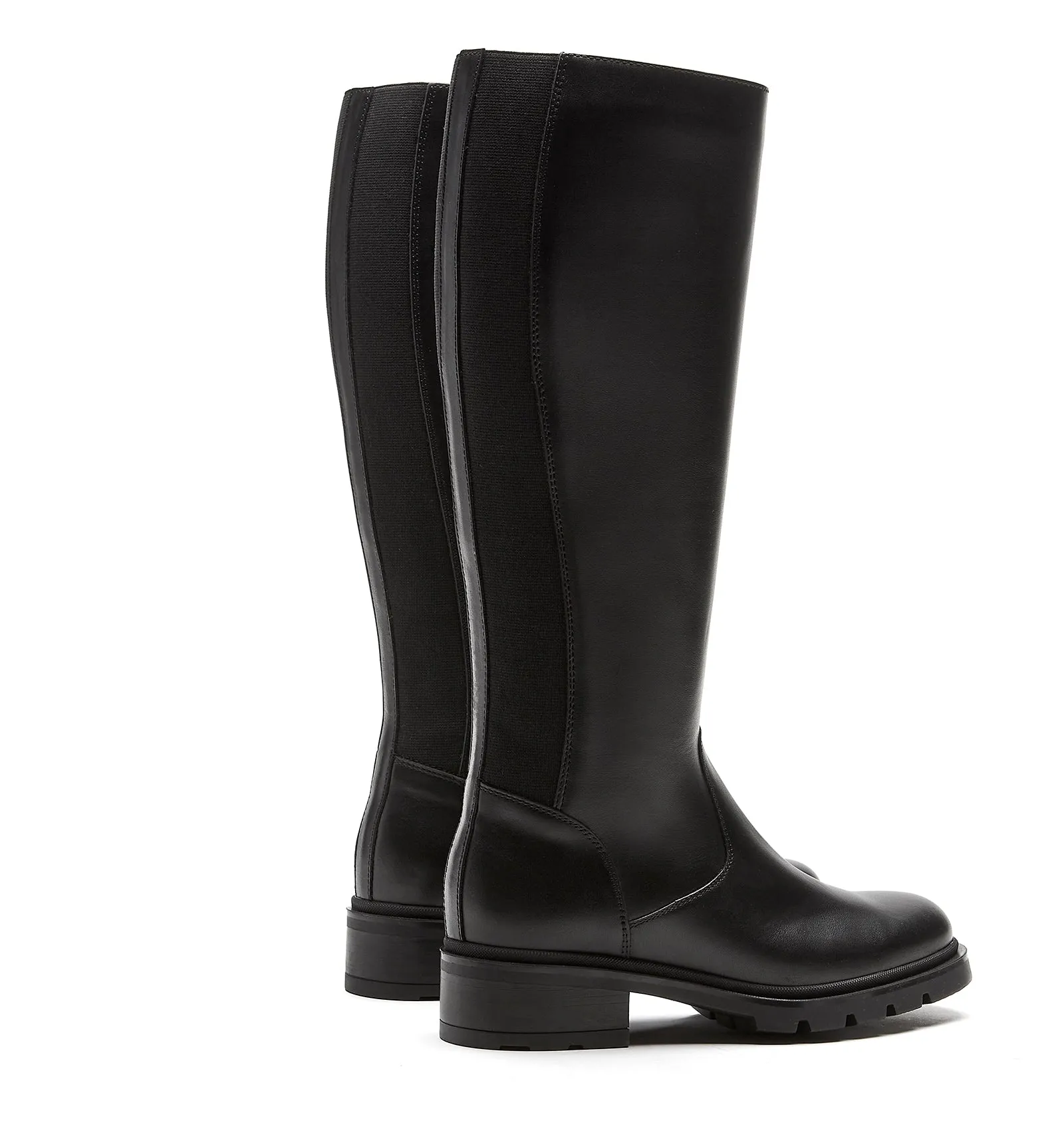 SUPERB LEATHER WIDE CALF BOOT sold by La CANADIENNE product image thumbnail 4
