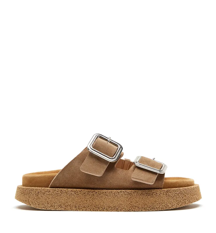 BUFFALO SUEDE SANDAL sold by La CANADIENNE