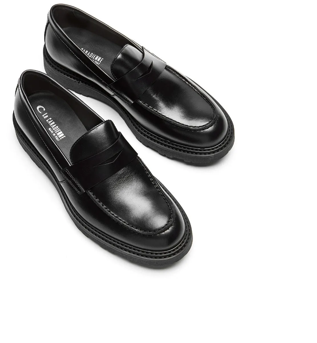 ALAIN MEN'S LEATHER LOAFER sold by La CANADIENNE product image thumbnail 3