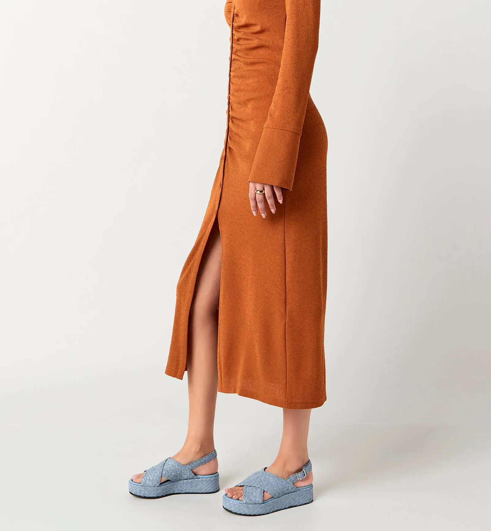 PASSPORT WOVEN LEATHER SANDAL sold by La CANADIENNE product image thumbnail 5