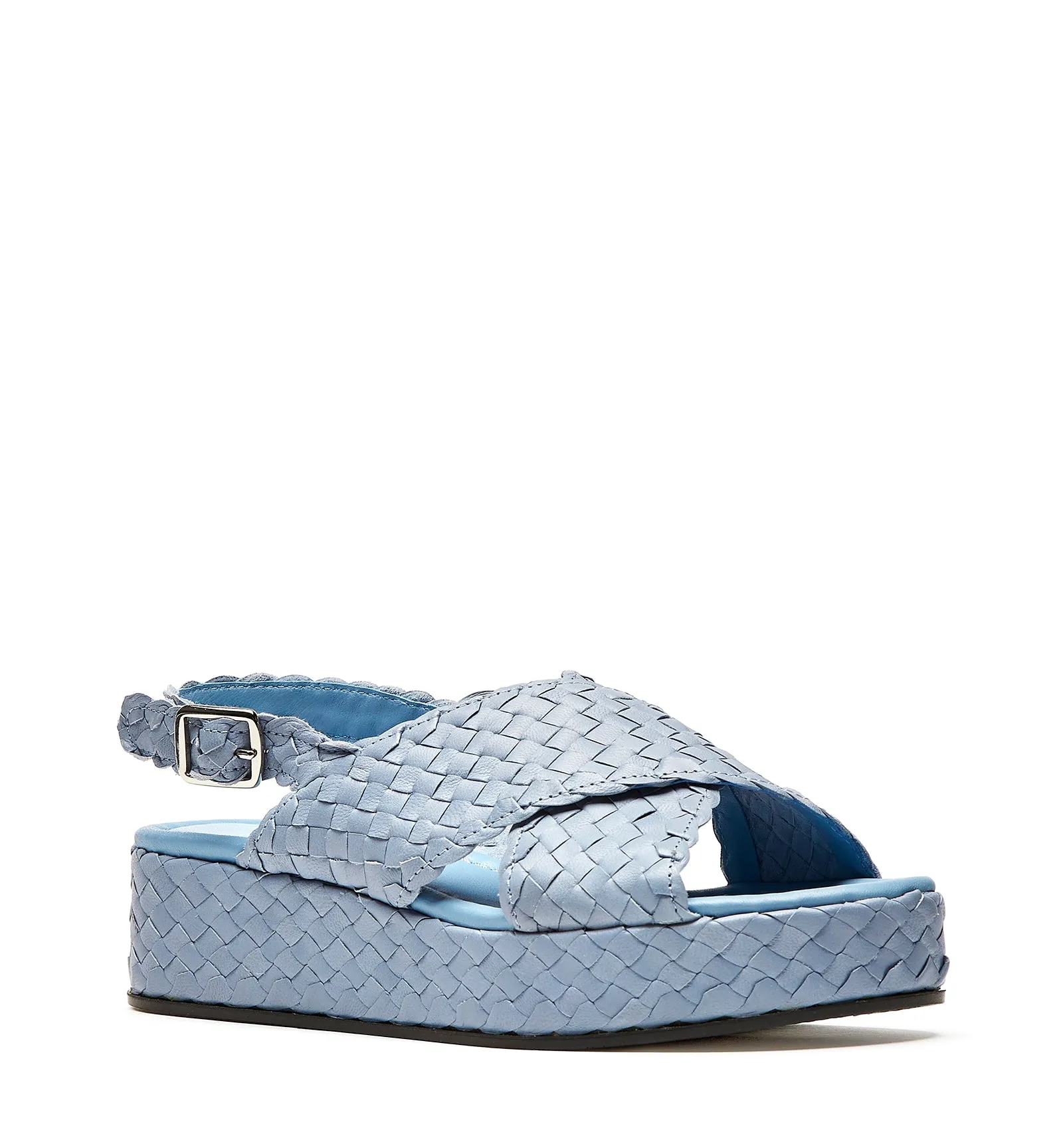 PASSPORT WOVEN LEATHER SANDAL sold by La CANADIENNE product image thumbnail 2