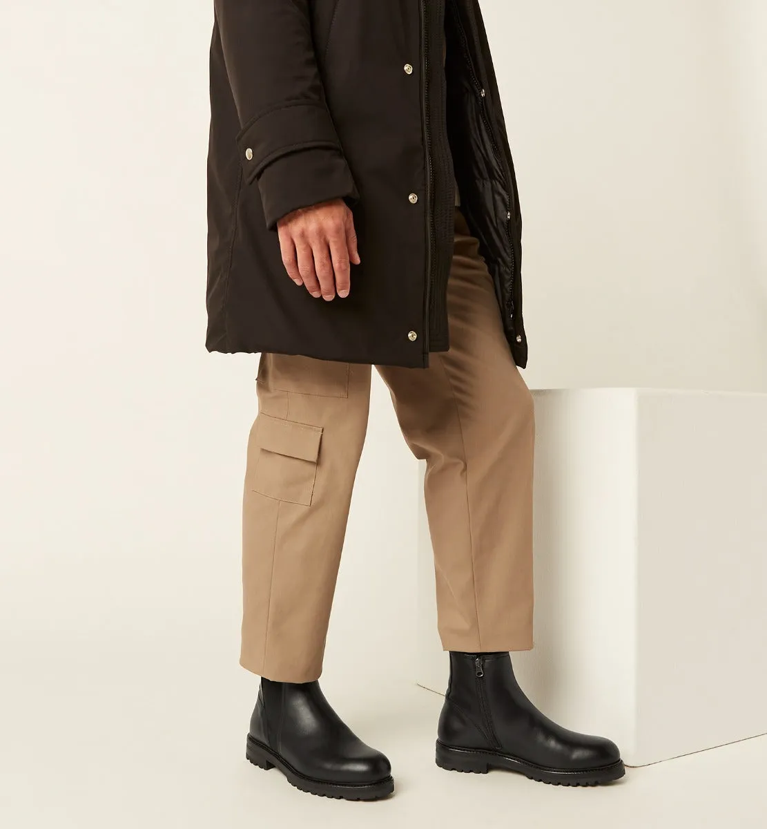 LEONARDO MEN'S SHEARLING-LINED LEATHER BOOT sold by La CANADIENNE product image thumbnail 3