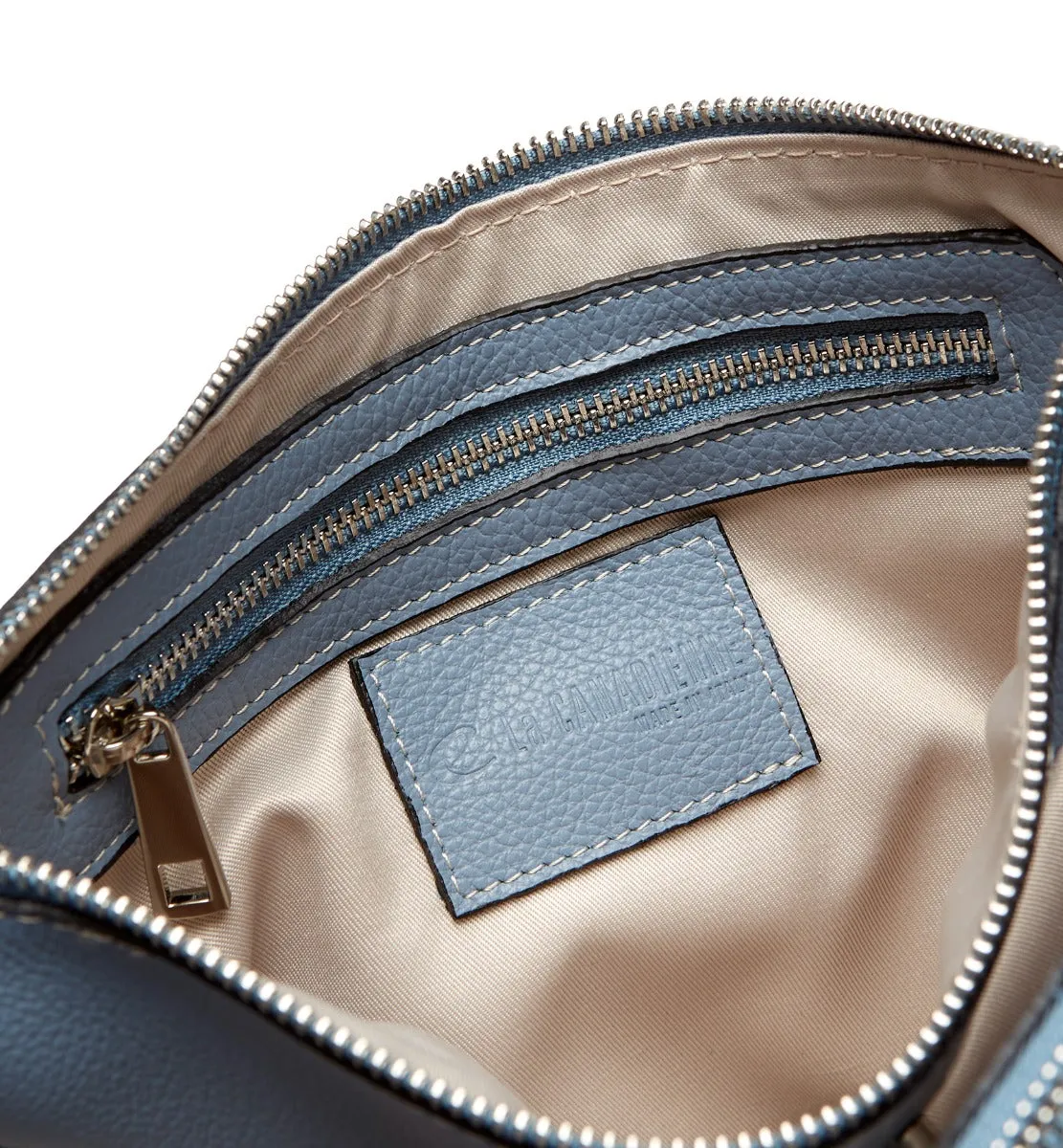 MARTINA DOUBLE ZIP LEATHER BAG sold by La CANADIENNE product image thumbnail 4