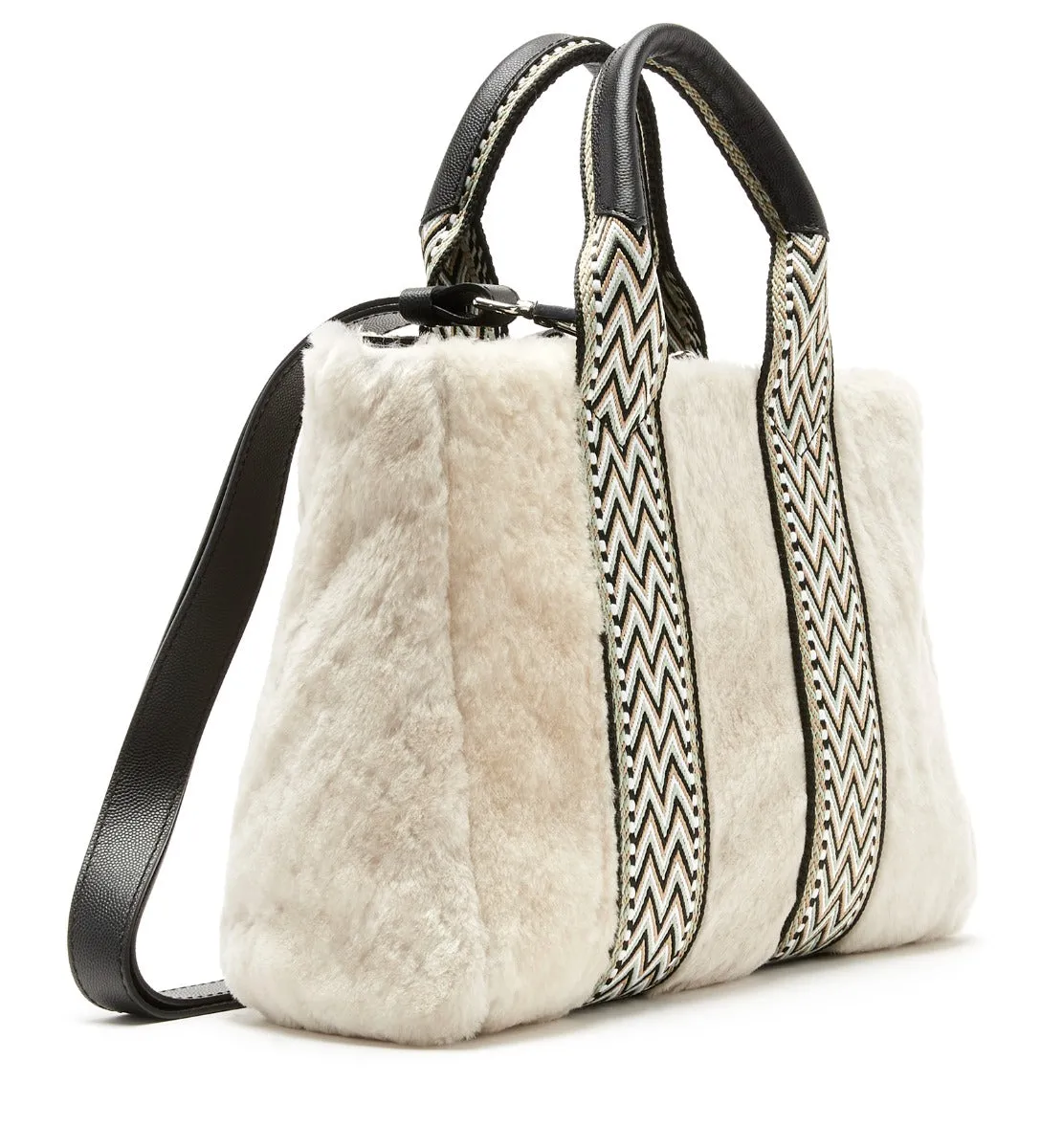 ORRA SHEARLING TOTE BAG sold by La CANADIENNE product image thumbnail 5