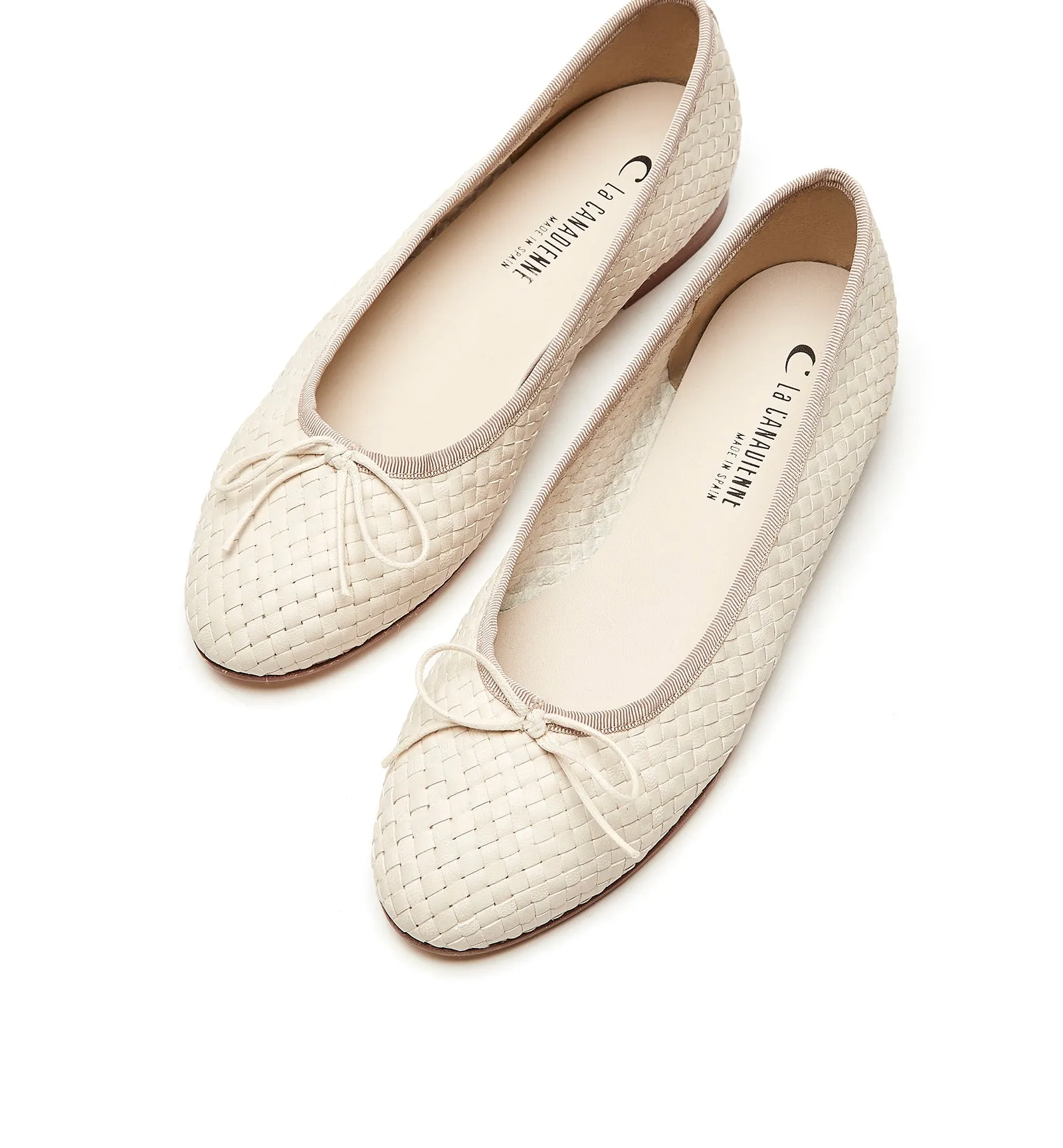 PACE WOVEN LEATHER FLAT sold by La CANADIENNE product image thumbnail 3
