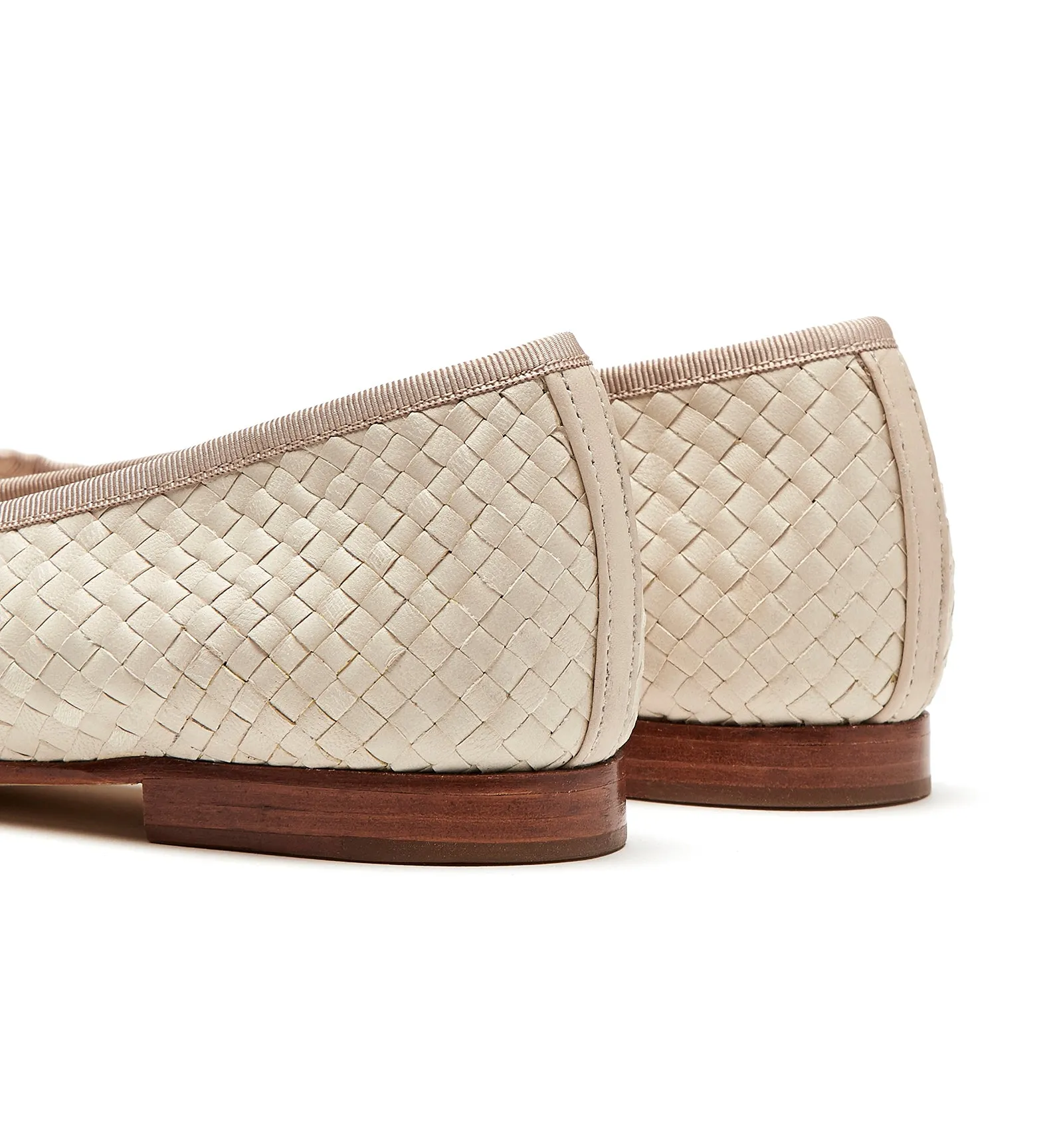 PACE WOVEN LEATHER FLAT sold by La CANADIENNE product image thumbnail 4