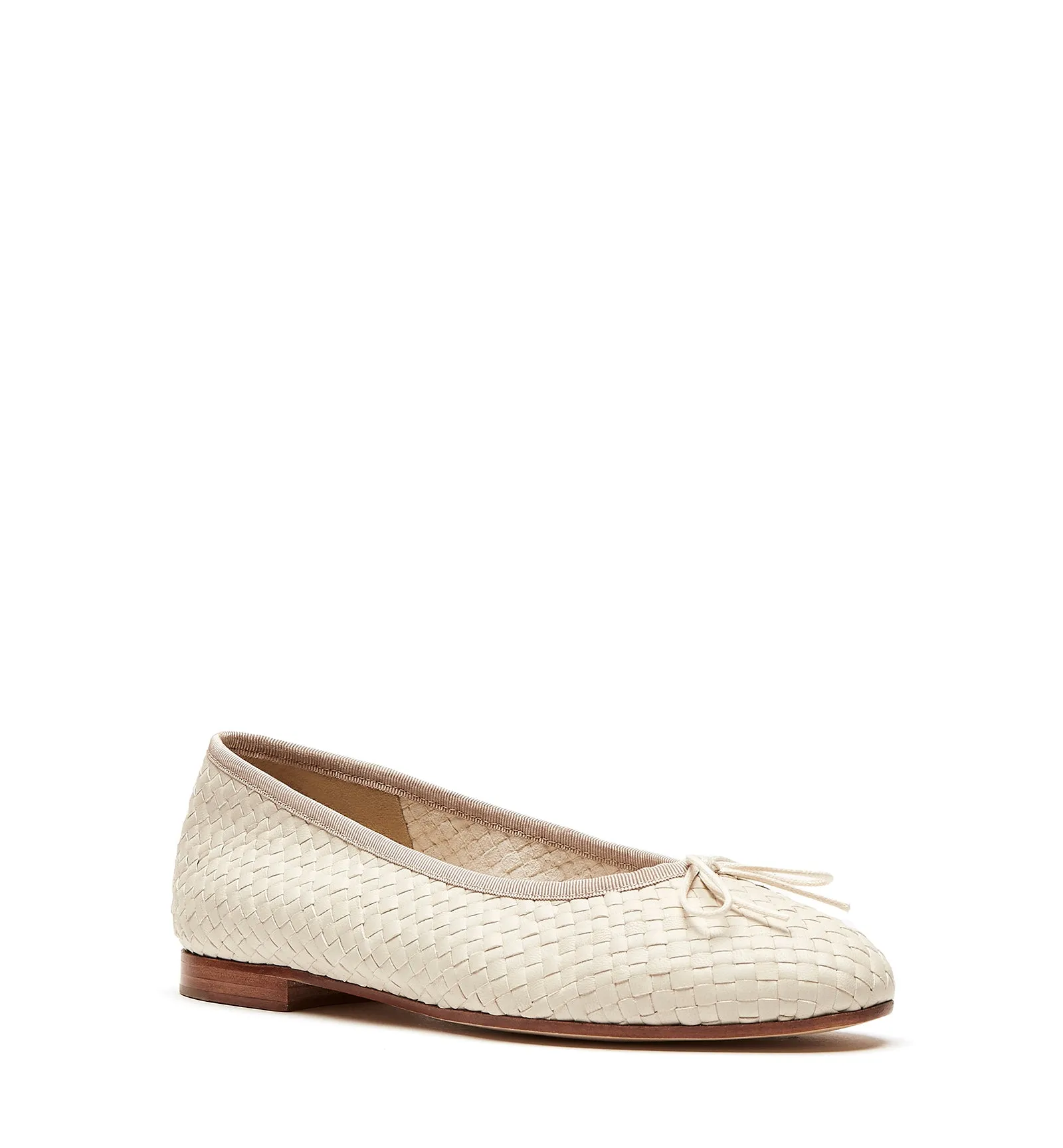 PACE WOVEN LEATHER FLAT sold by La CANADIENNE product image thumbnail 2