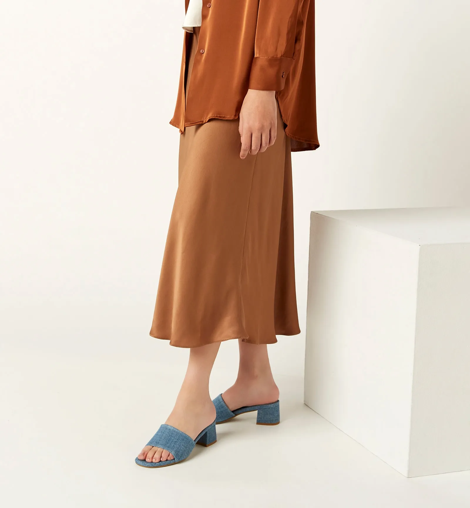 FRIDA DENIM SANDAL sold by La CANADIENNE product image thumbnail 5